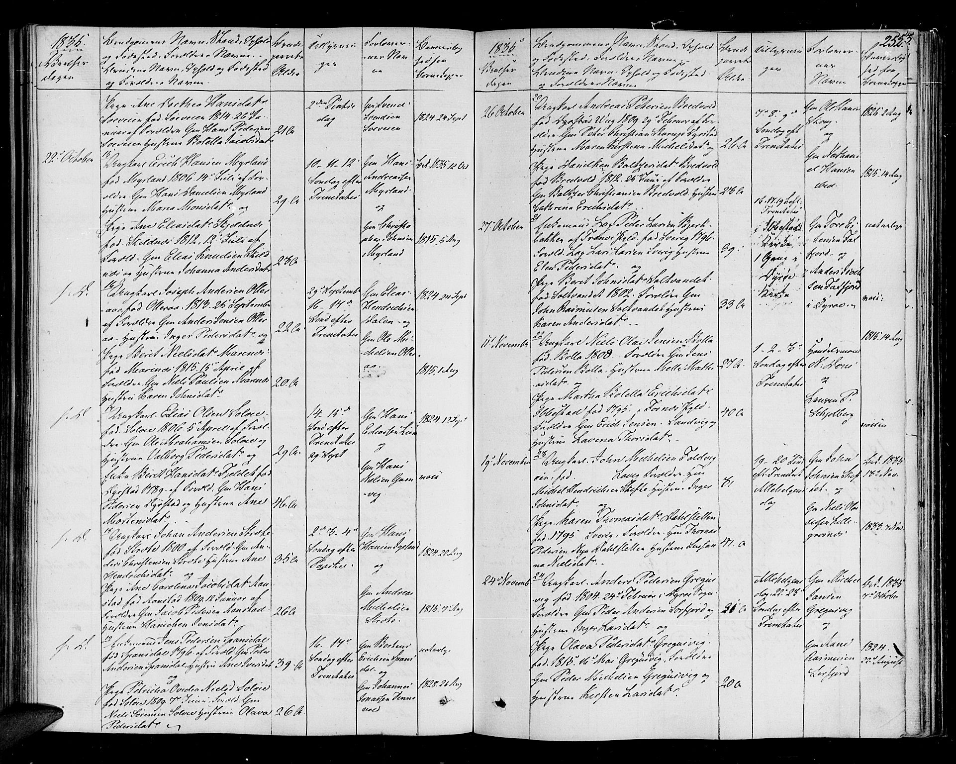 Ibestad sokneprestembete, SATØ/S-0077/H/Ha/Haa/L0005kirke: Parish register (official) no. 5, 1825-1836, p. 252