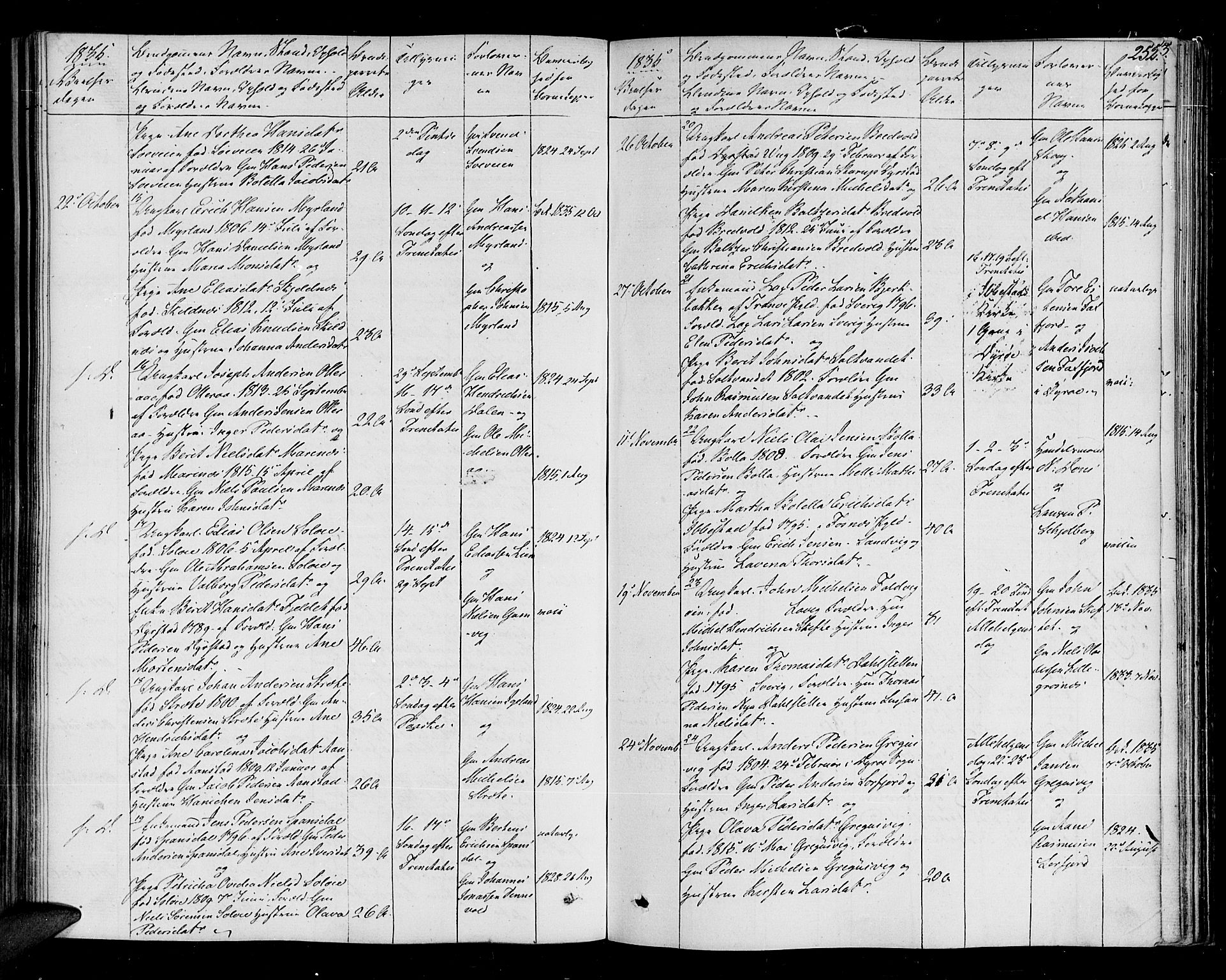 Ibestad sokneprestembete, AV/SATØ-S-0077/H/Ha/Haa/L0005kirke: Parish register (official) no. 5, 1825-1836, p. 252