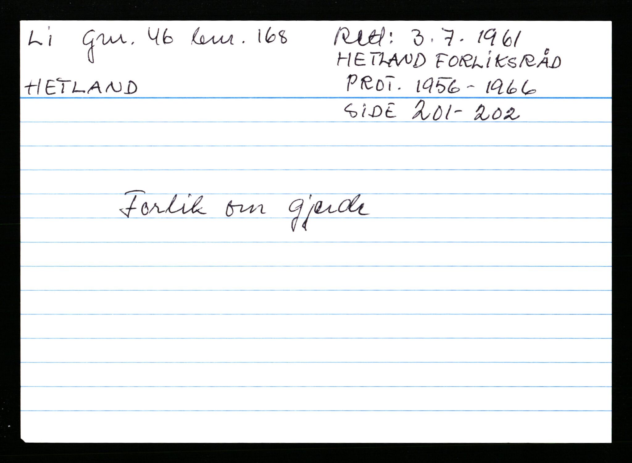 Statsarkivet i Stavanger, AV/SAST-A-101971/03/Y/Ym/L0035: Åstedskort sortert etter gårdsnavn: Leiranger - Lindanger, 1600-1950, p. 225