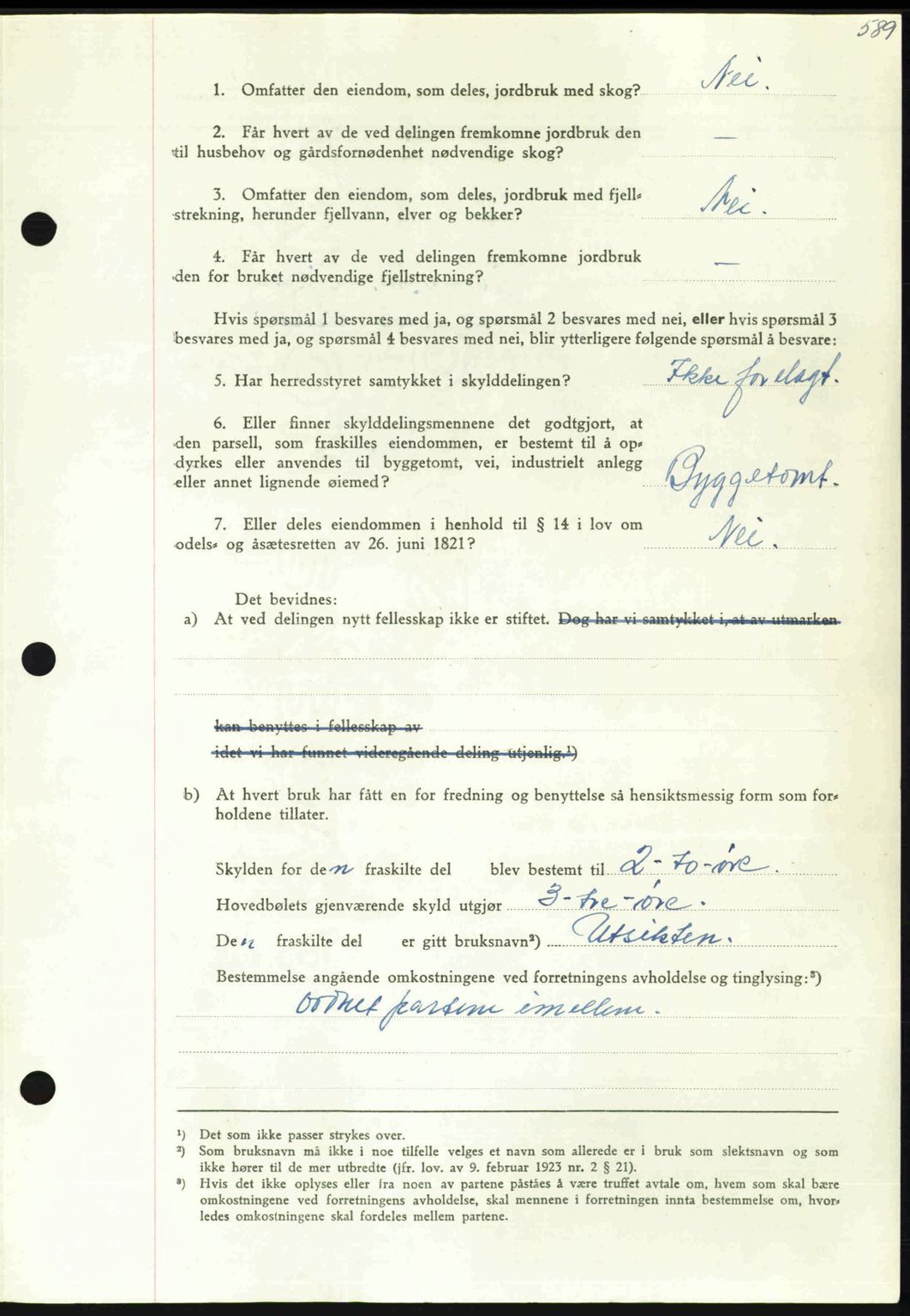 Nordmøre sorenskriveri, AV/SAT-A-4132/1/2/2Ca: Mortgage book no. A109, 1948-1948, Diary no: : 2923/1948