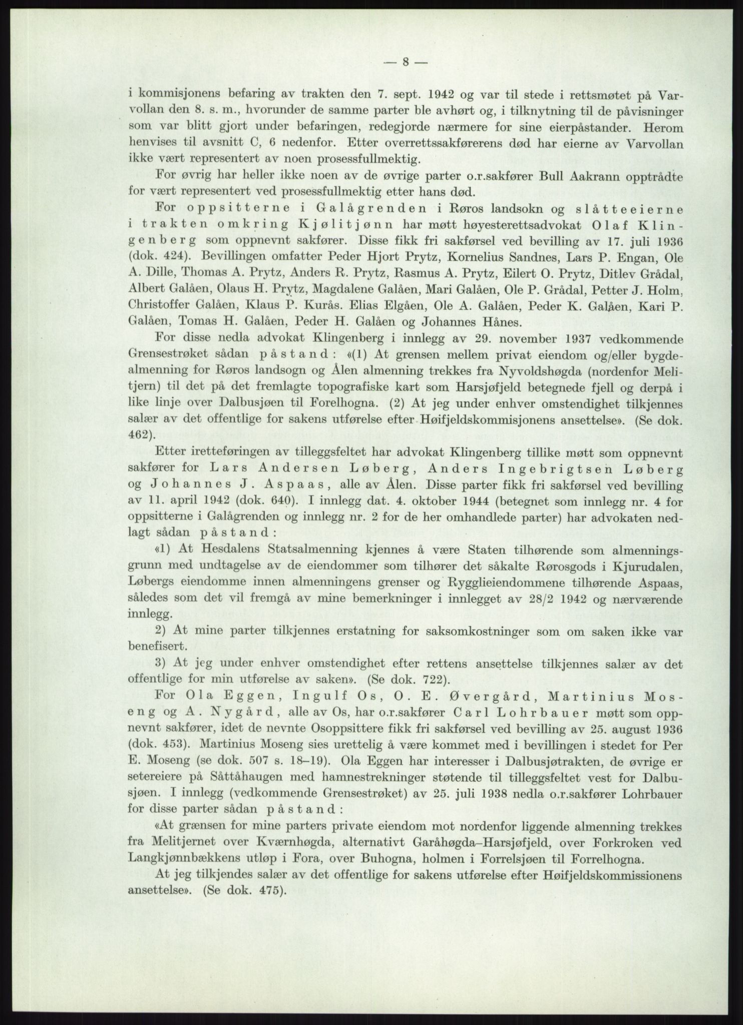 Høyfjellskommisjonen, AV/RA-S-1546/X/Xa/L0001: Nr. 1-33, 1909-1953, p. 4731