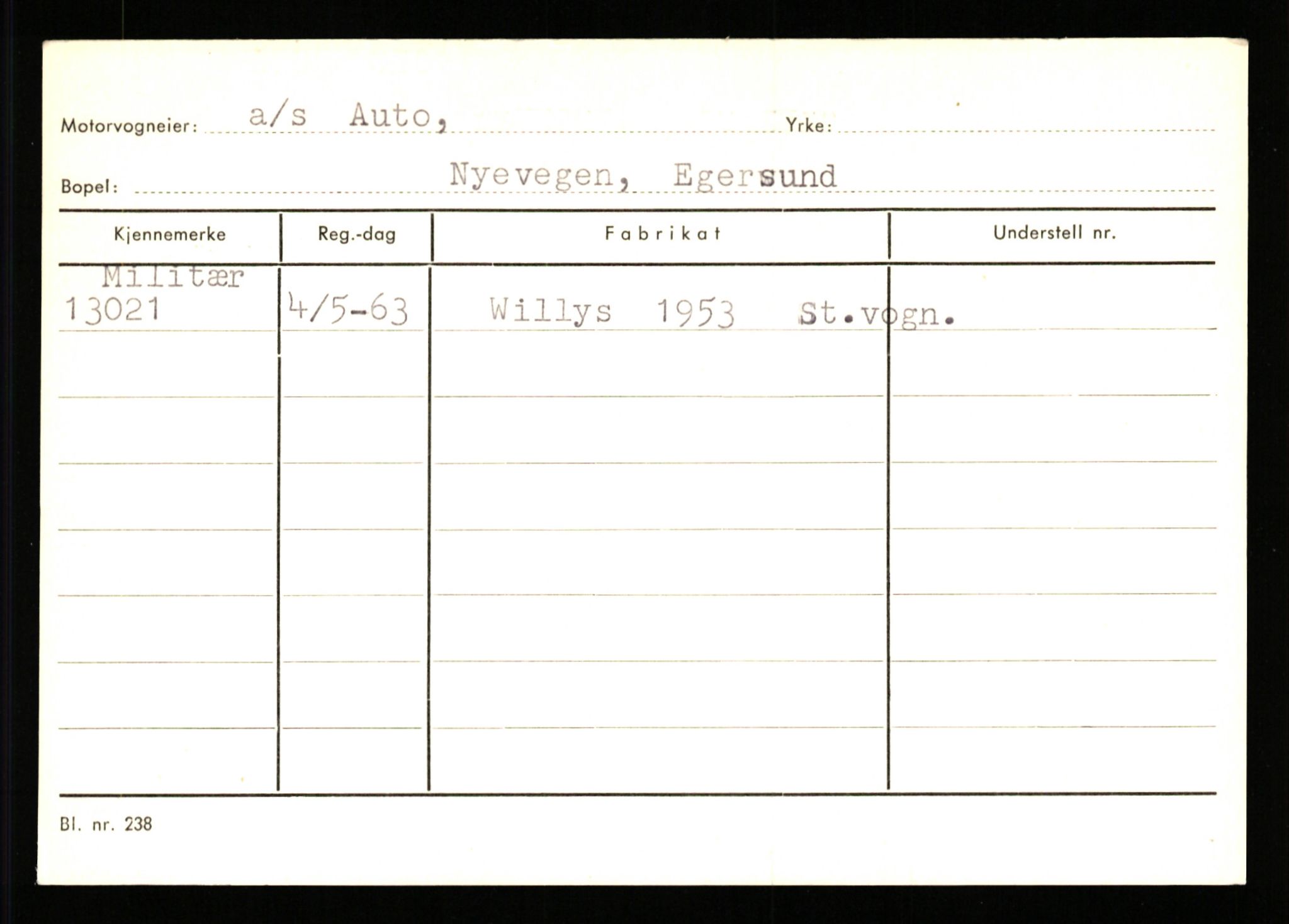 Stavanger trafikkstasjon, AV/SAST-A-101942/0/G/L0003: Registreringsnummer: 10466 - 15496, 1930-1971, p. 2041