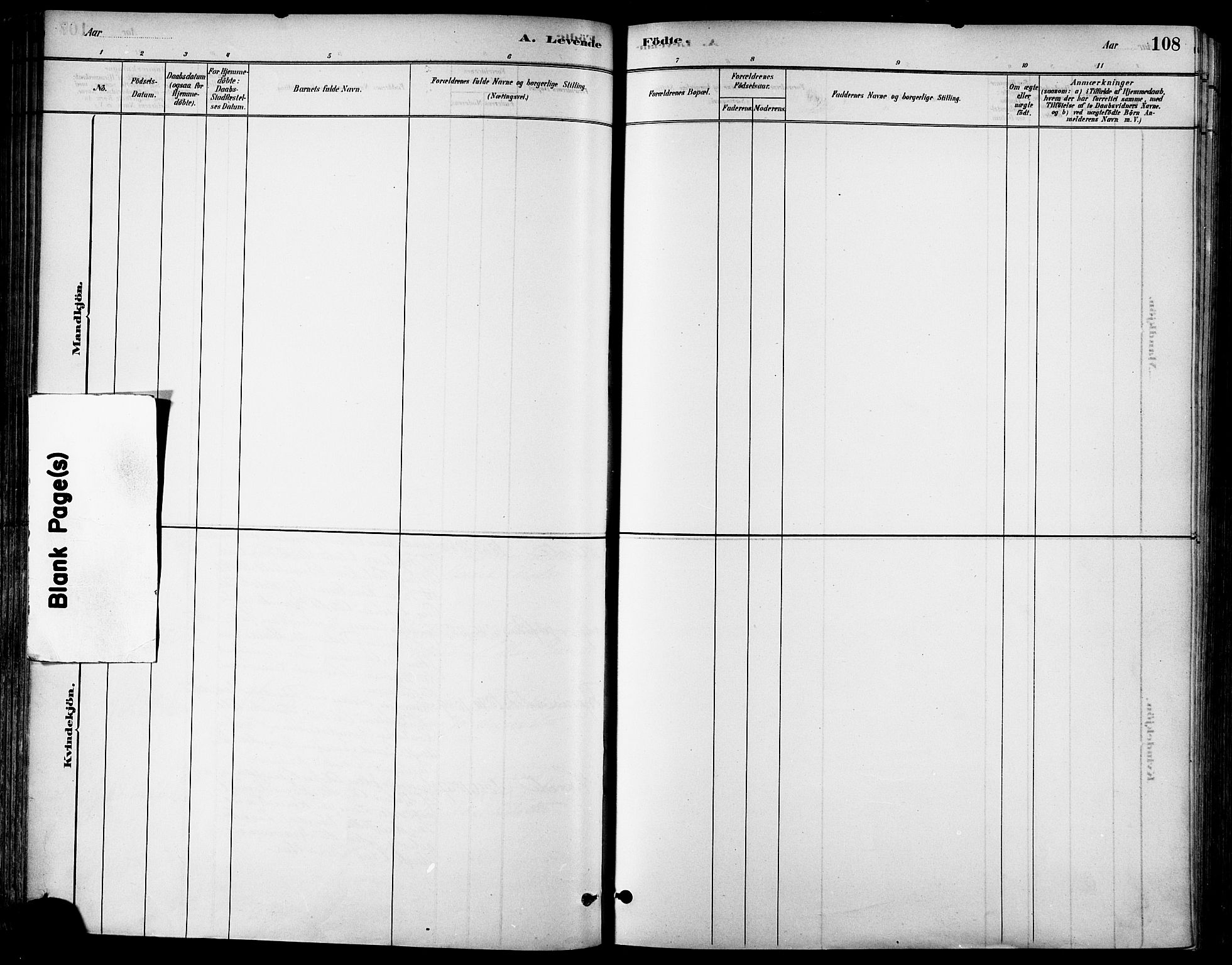 Ministerialprotokoller, klokkerbøker og fødselsregistre - Sør-Trøndelag, SAT/A-1456/678/L0901: Parish register (official) no. 678A10, 1881-1894, p. 108