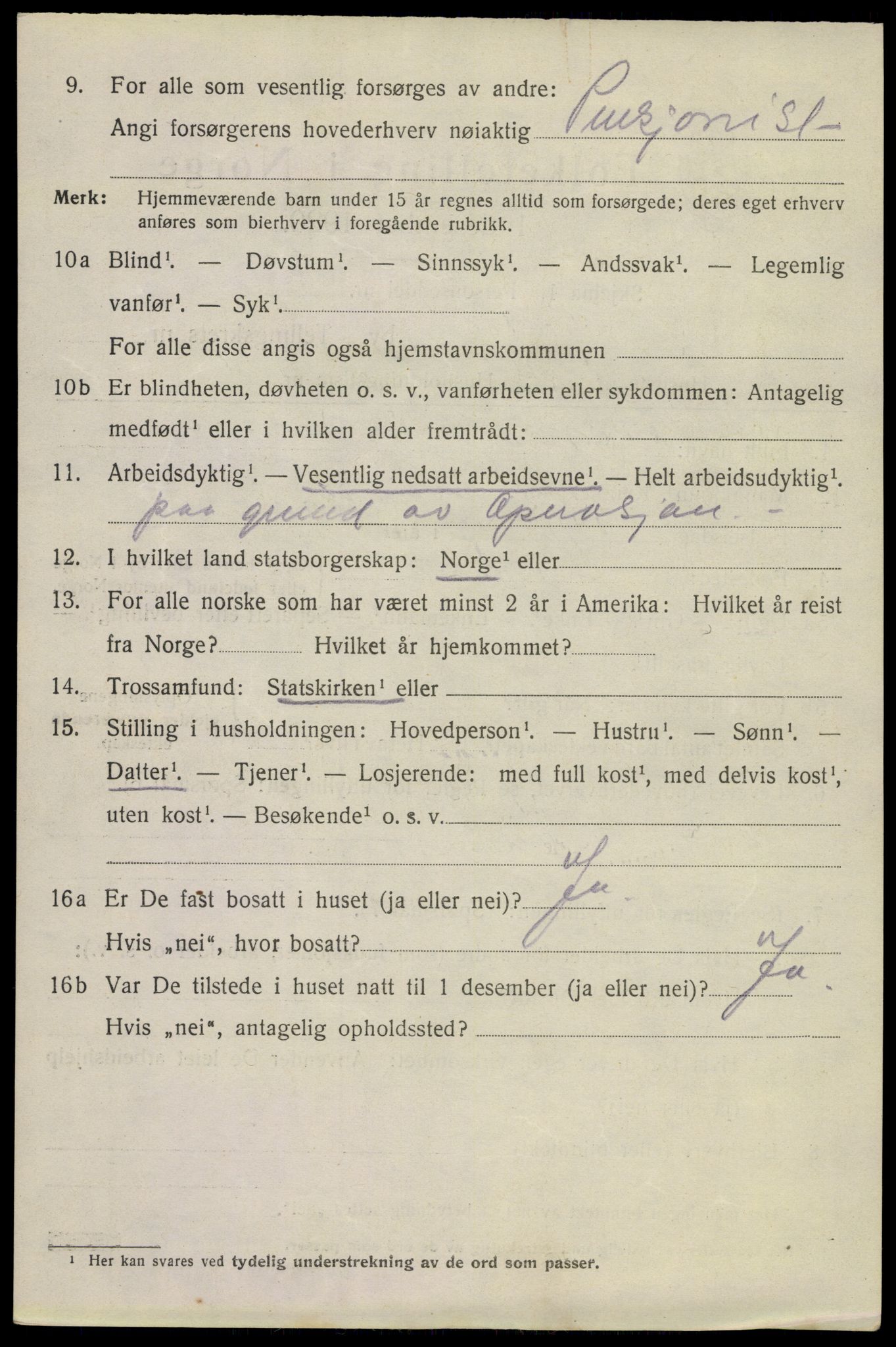 SAKO, 1920 census for Horten, 1920, p. 14626