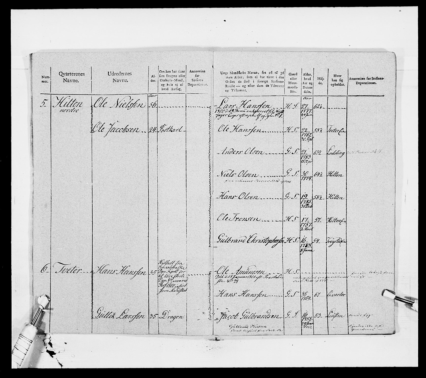 Generalitets- og kommissariatskollegiet, Det kongelige norske kommissariatskollegium, AV/RA-EA-5420/E/Eh/L0007: Akershusiske dragonregiment, 1800-1804, p. 742