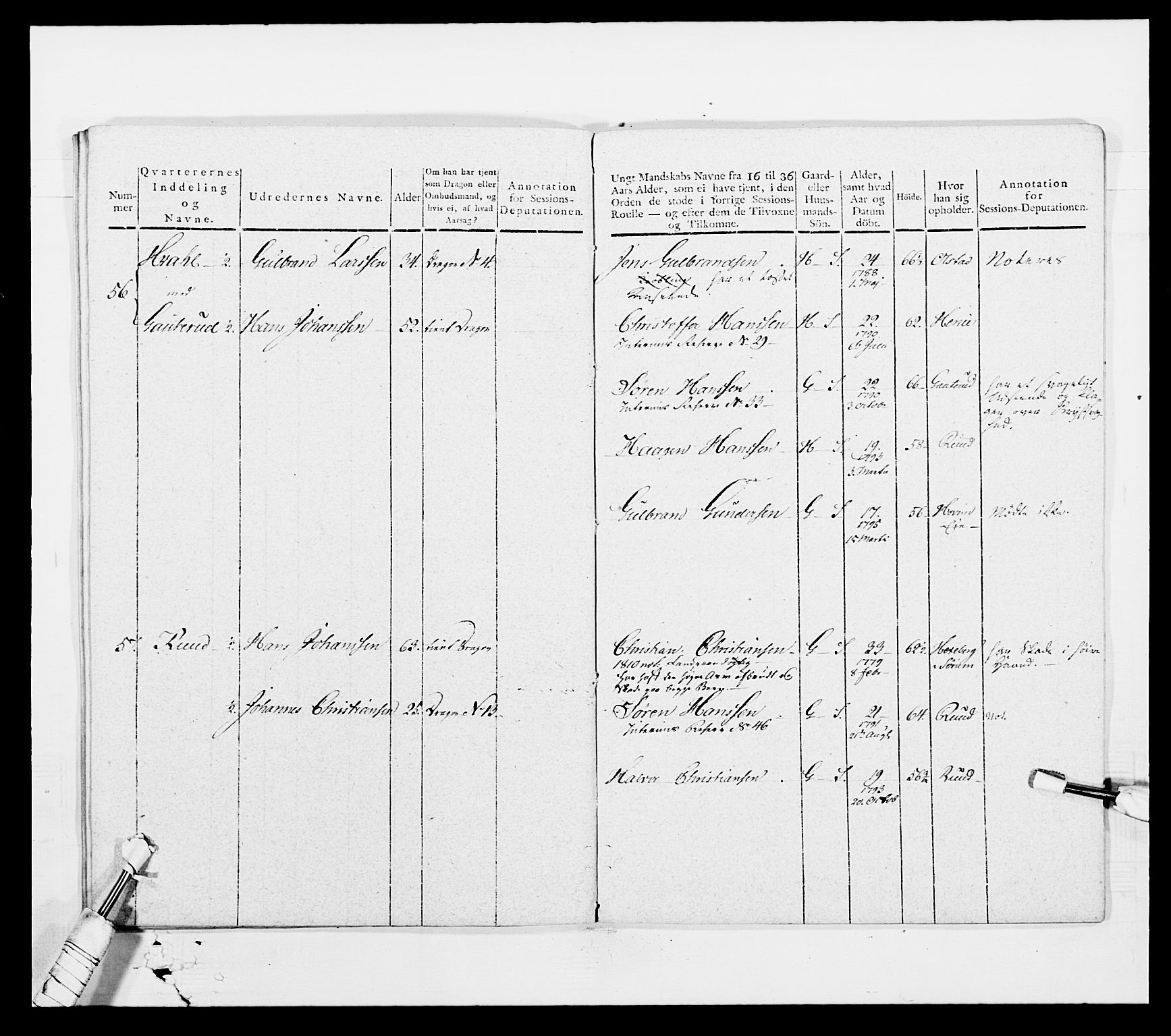 Generalitets- og kommissariatskollegiet, Det kongelige norske kommissariatskollegium, AV/RA-EA-5420/E/Eh/L0003: 1. Sønnafjelske dragonregiment, 1767-1812, p. 678