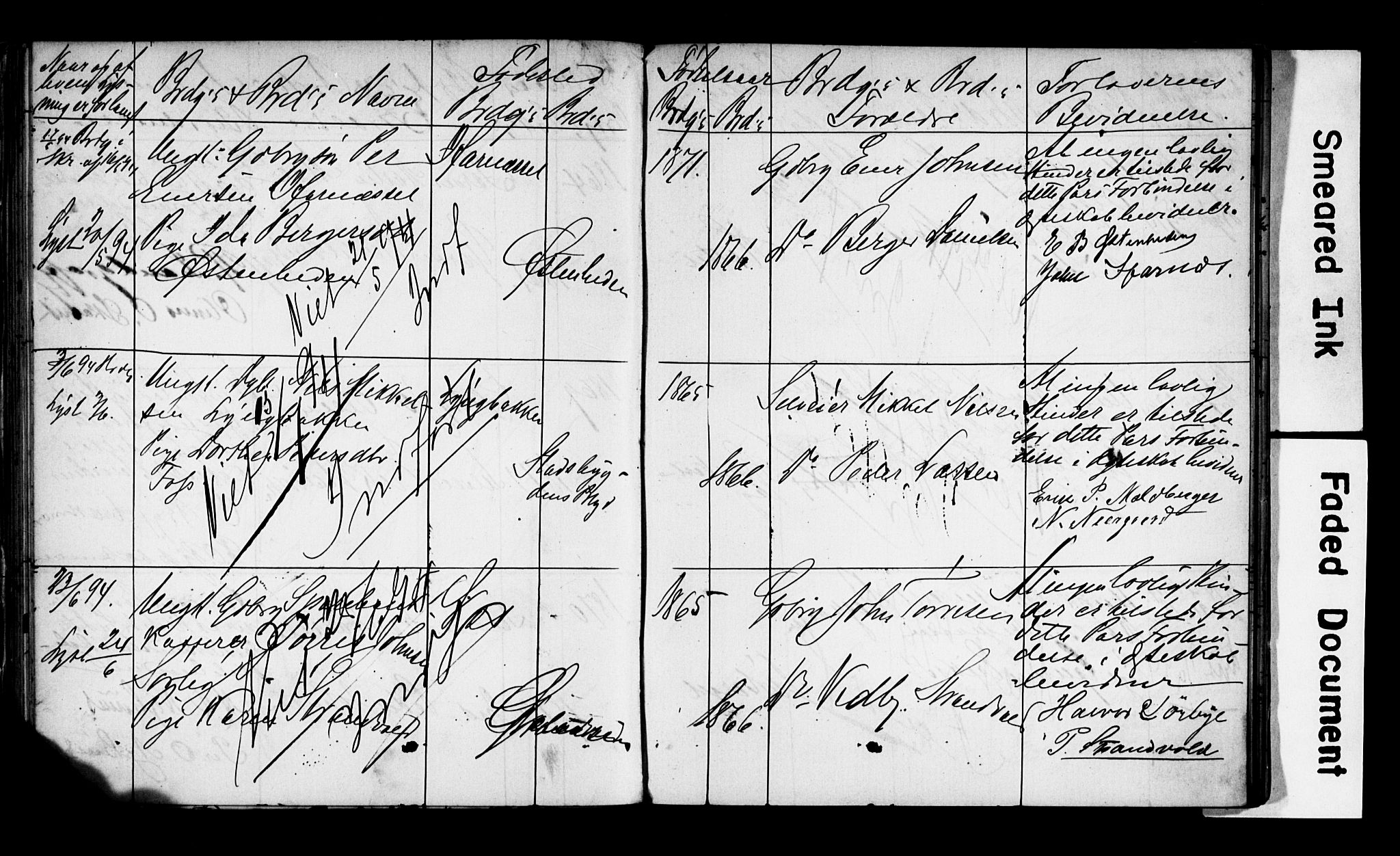 Trysil prestekontor, AV/SAH-PREST-046/I/Ie: Banns register no. 1, 1882-1899