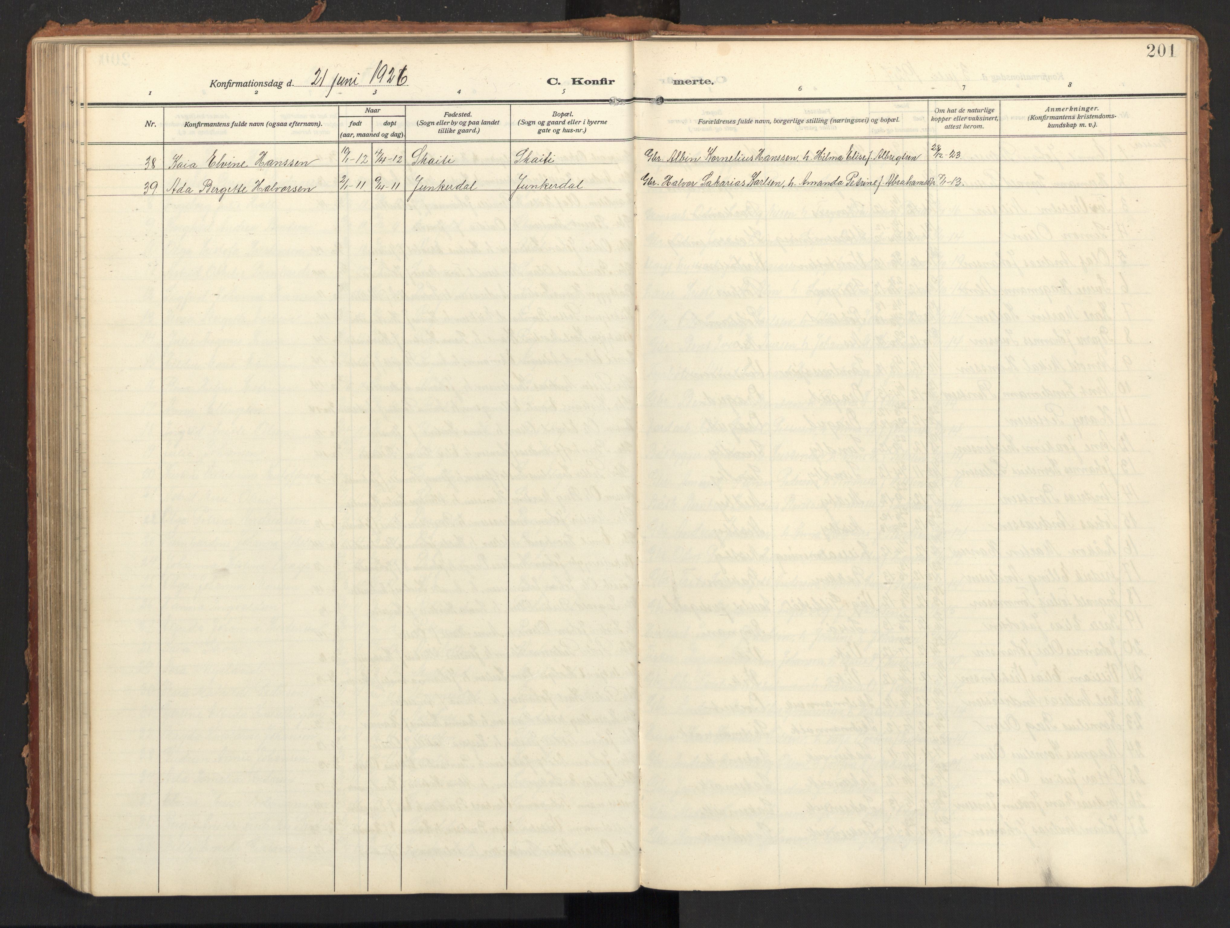 Ministerialprotokoller, klokkerbøker og fødselsregistre - Nordland, SAT/A-1459/847/L0683: Parish register (copy) no. 847C11, 1908-1929, p. 201