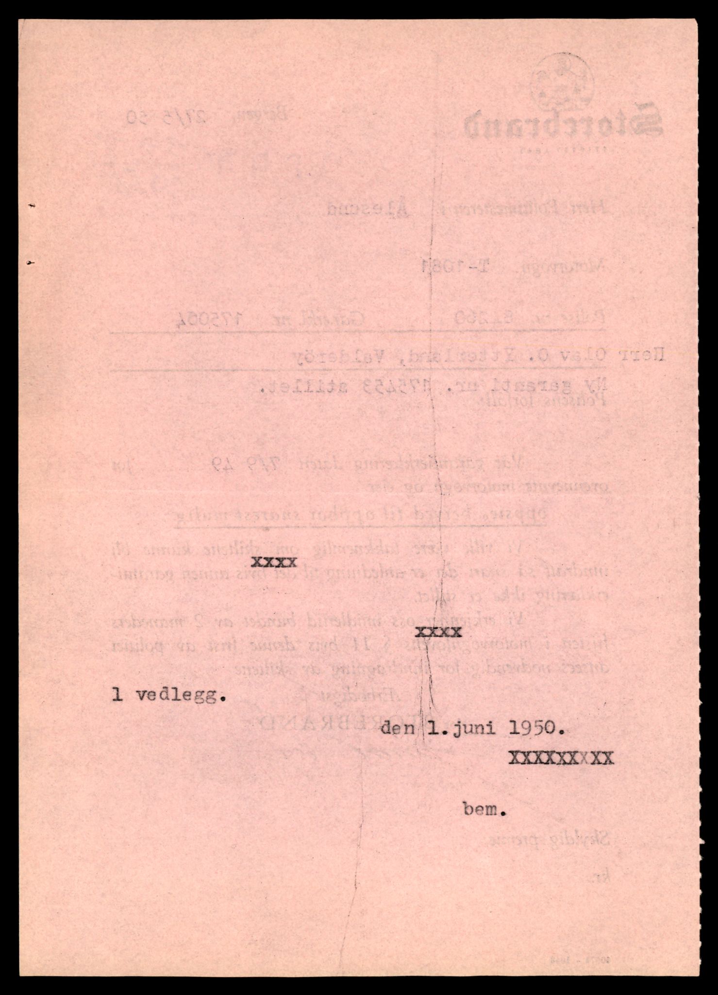 Møre og Romsdal vegkontor - Ålesund trafikkstasjon, AV/SAT-A-4099/F/Fe/L0033: Registreringskort for kjøretøy T 12151 - T 12474, 1927-1998, p. 768