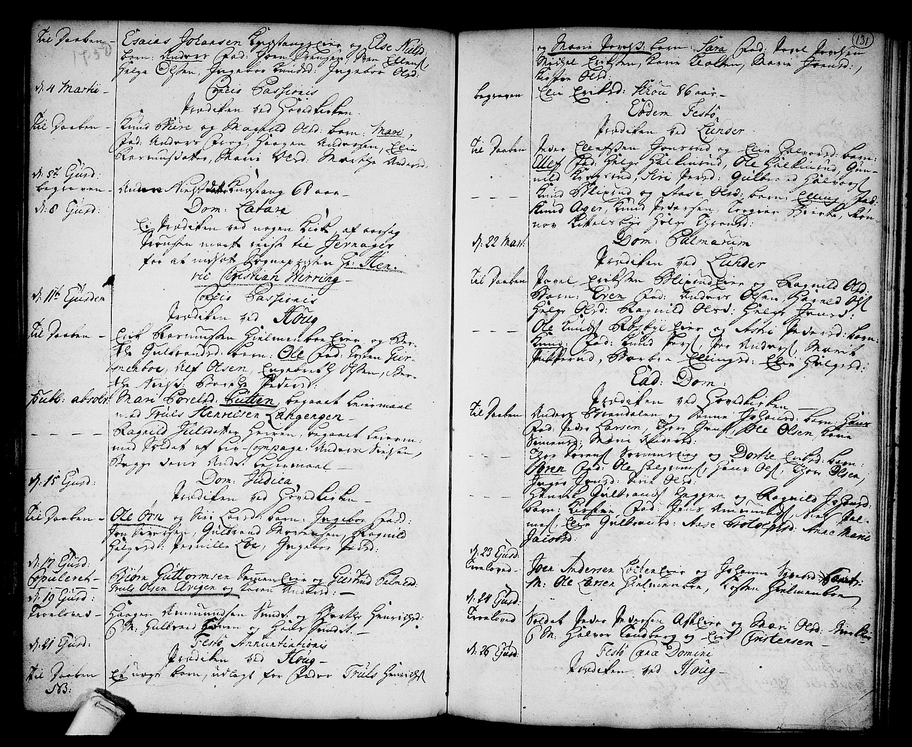 Norderhov kirkebøker, AV/SAKO-A-237/F/Fa/L0003a: Parish register (official) no. 3, 1740-1757, p. 131