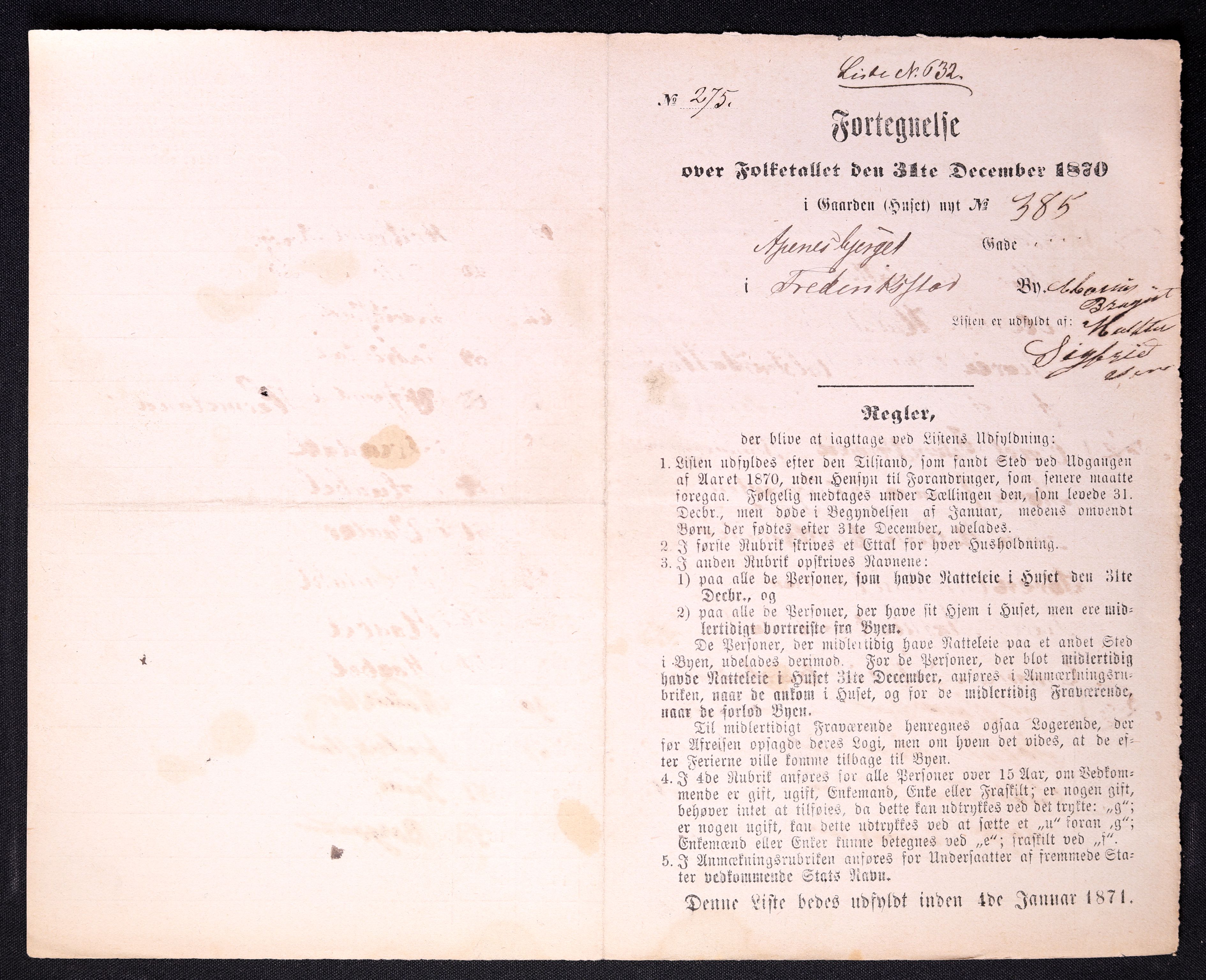 RA, 1870 census for 0103 Fredrikstad, 1870, p. 1263