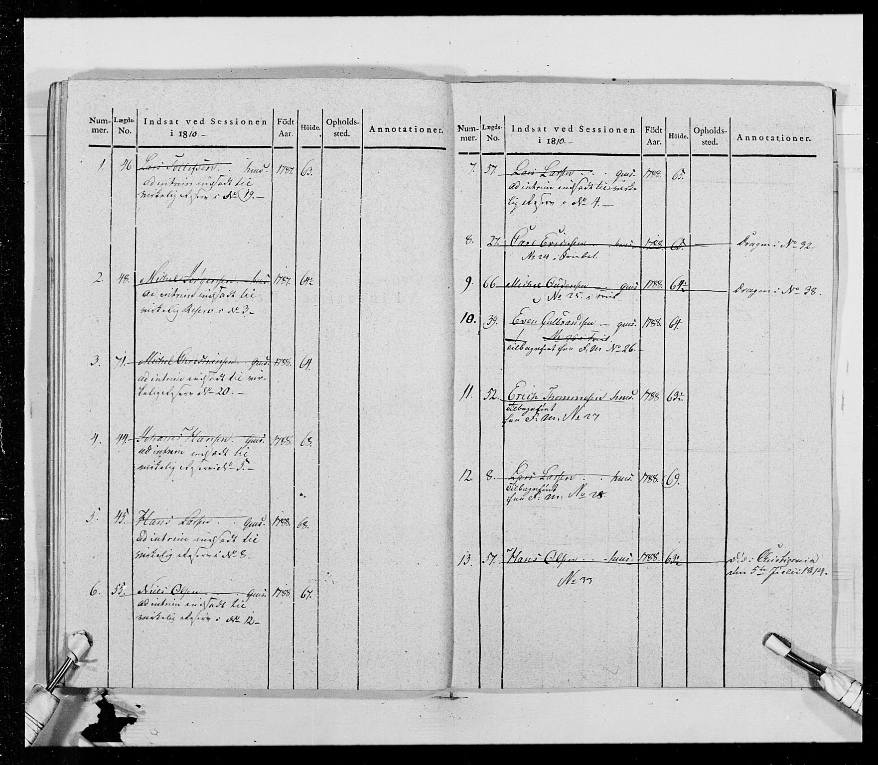 Generalitets- og kommissariatskollegiet, Det kongelige norske kommissariatskollegium, AV/RA-EA-5420/E/Eh/L0014: 3. Sønnafjelske dragonregiment, 1776-1813, p. 147