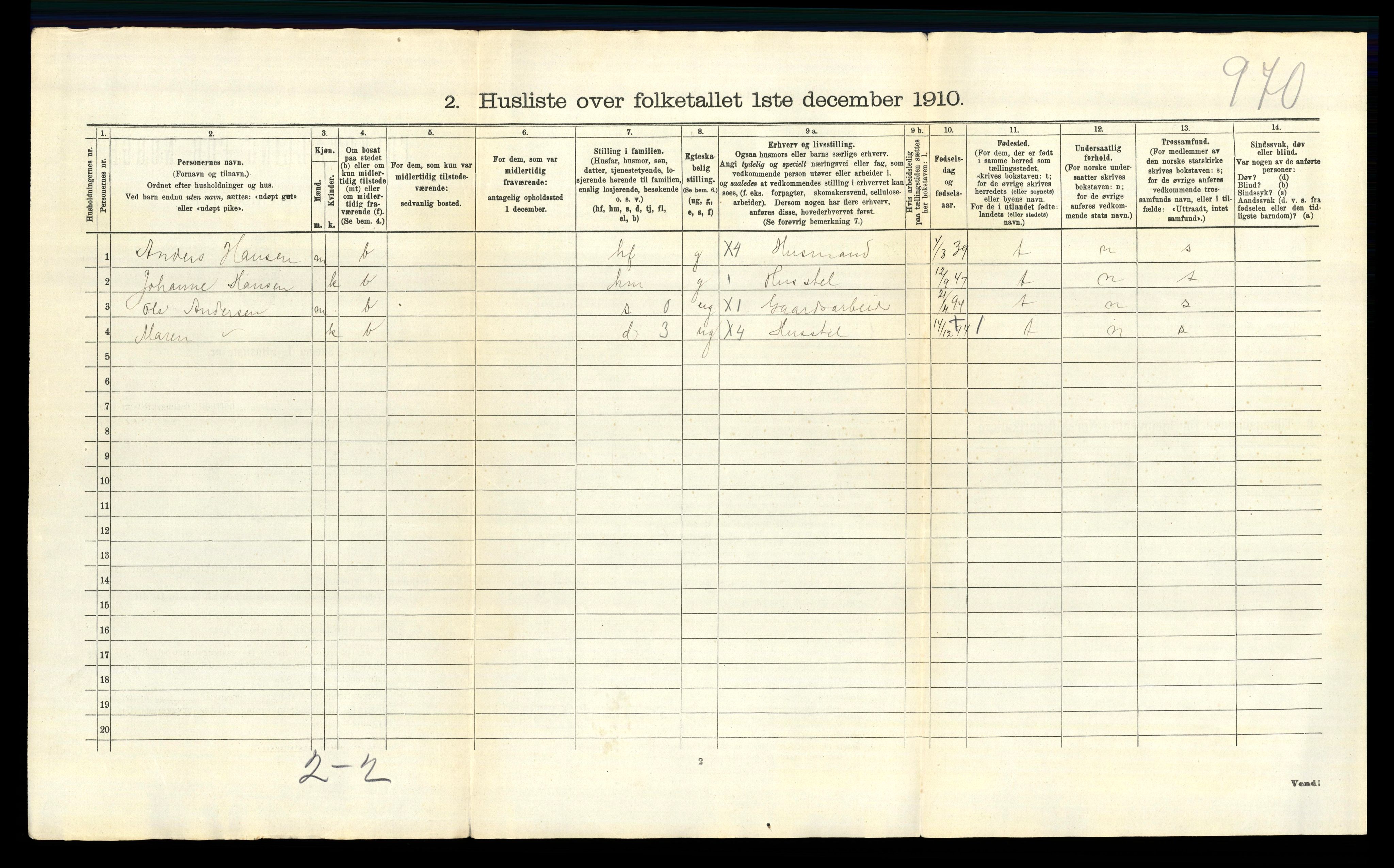 RA, 1910 census for Rakkestad, 1910, p. 994