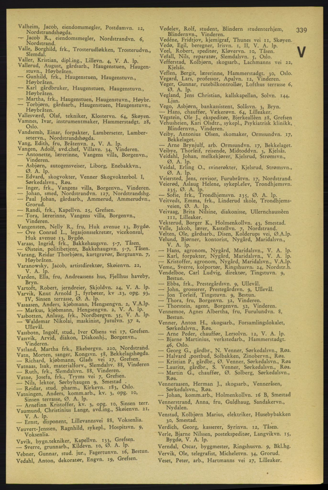 Aker adressebok/adressekalender, PUBL/001/A/006: Aker adressebok, 1937-1938, p. 339