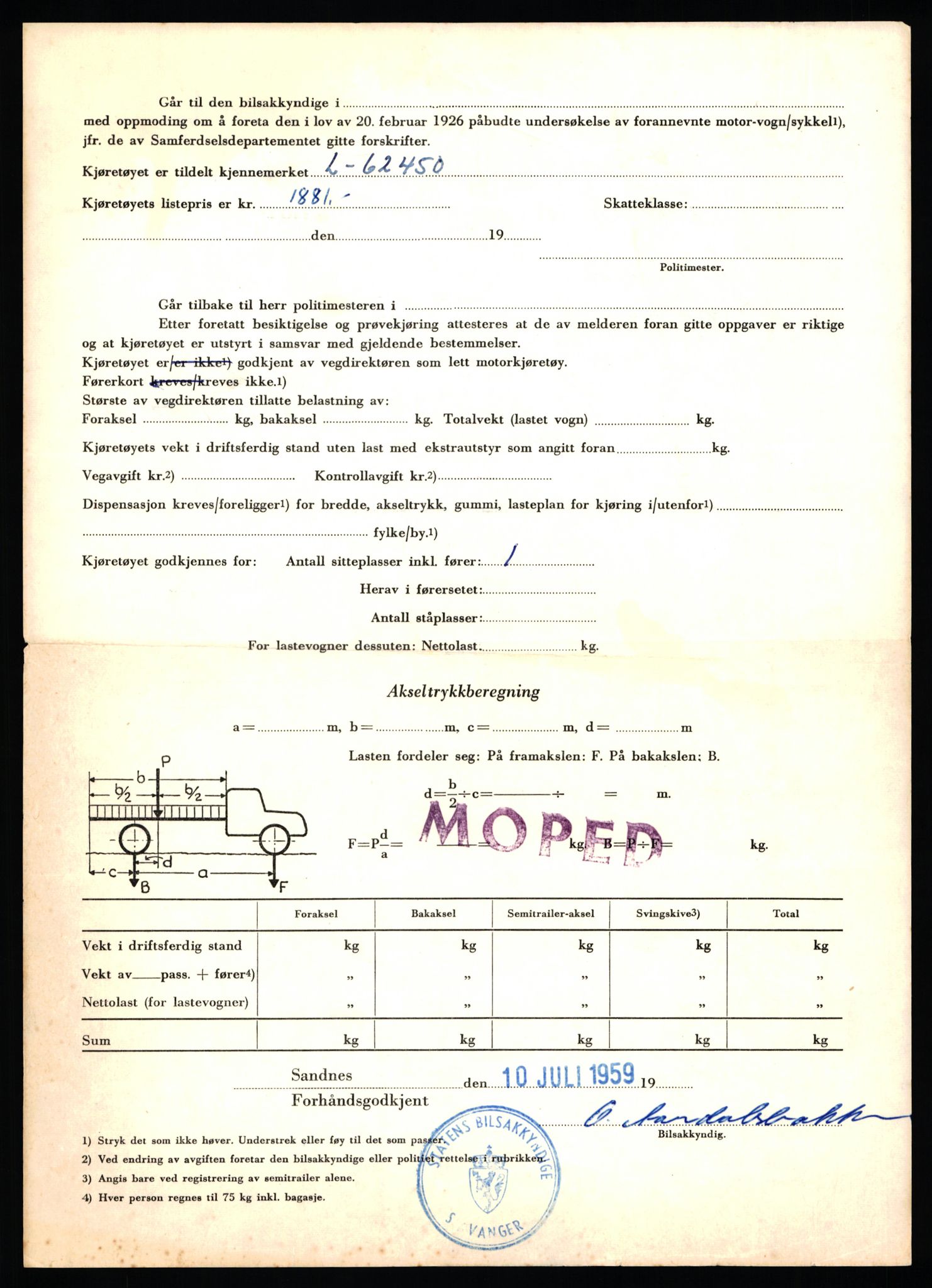 Stavanger trafikkstasjon, AV/SAST-A-101942/0/F/L0062: L-62000 - L-62699, 1930-1971, p. 1522