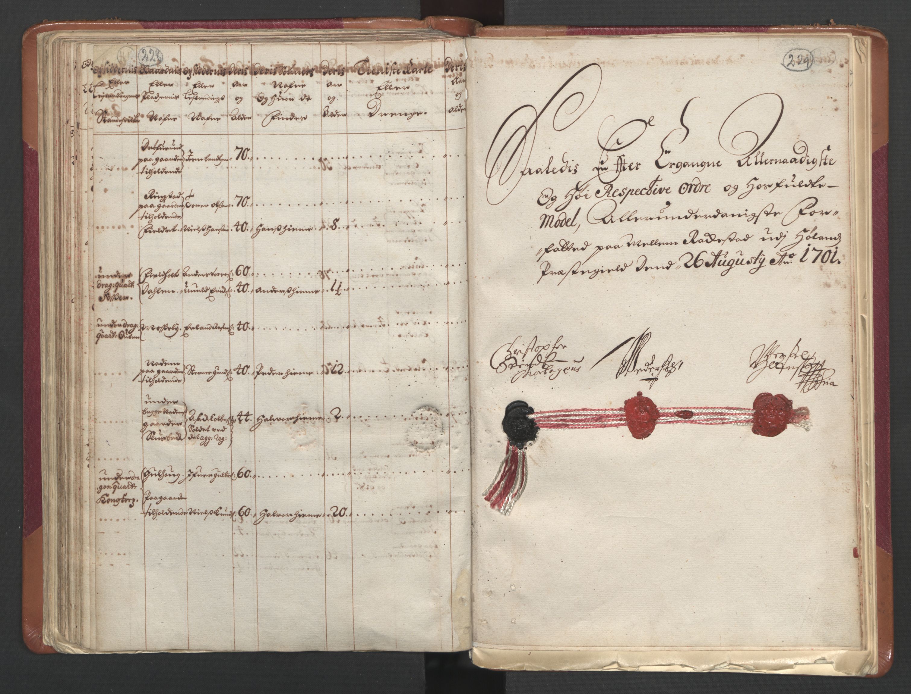 RA, Census (manntall) 1701, no. 1: Moss, Onsøy, Tune og Veme fogderi and Nedre Romerike fogderi, 1701, p. 228-229