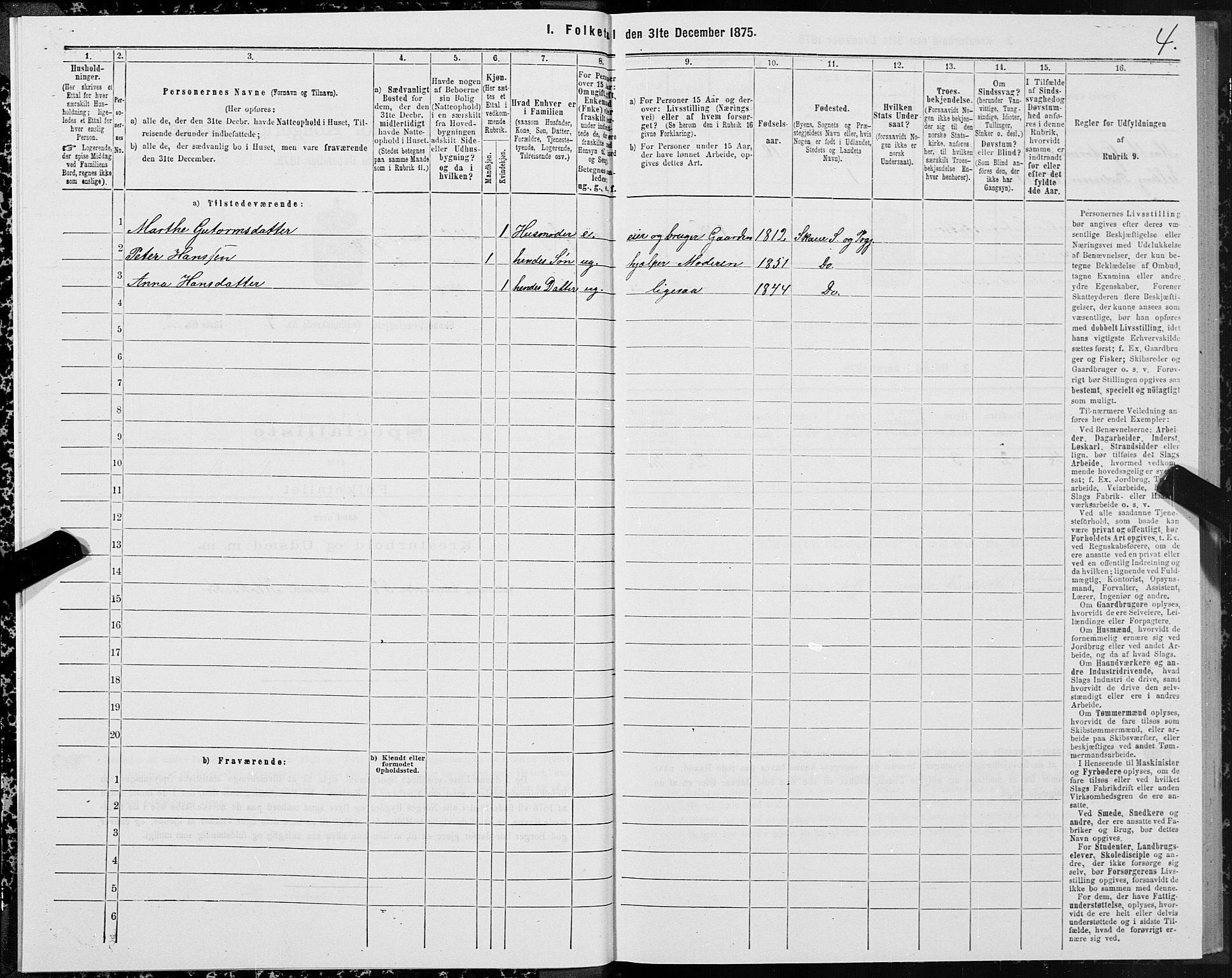 SAT, 1875 census for 1529P Skodje, 1875, p. 3004