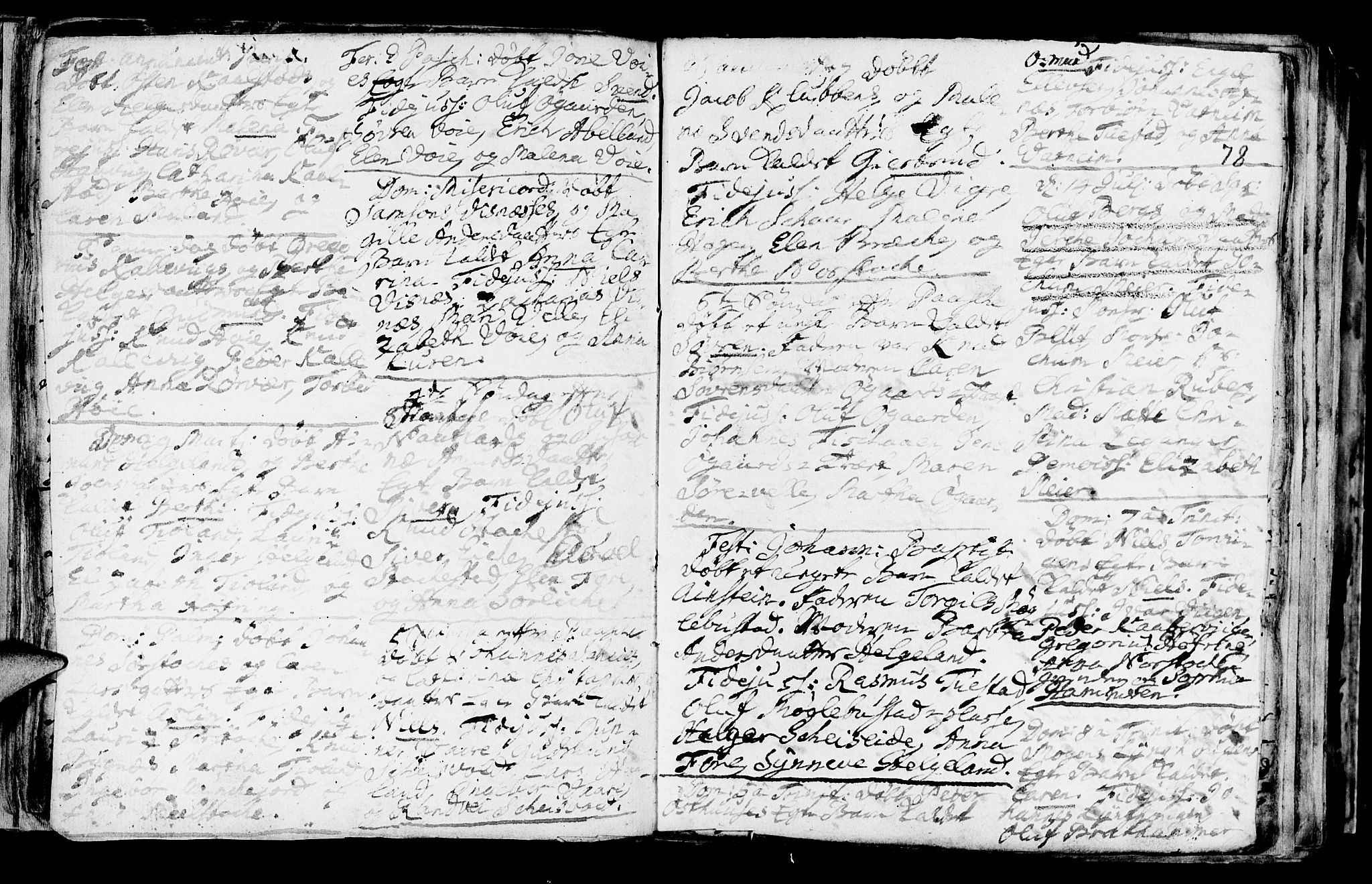 Avaldsnes sokneprestkontor, AV/SAST-A -101851/H/Ha/Haa/L0001: Parish register (official) no. A 1, 1711-1764, p. 78