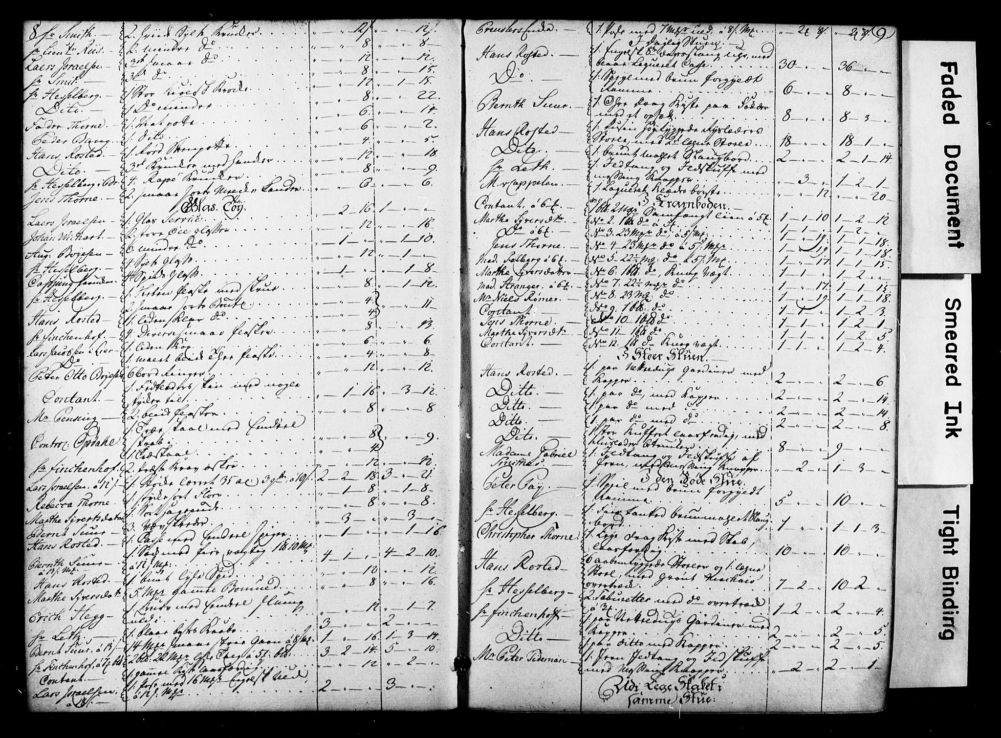 Bragernes prosti, AV/SAKO-A-430/O/Ob/L0003: Skifteprotokoll, 1776-1792, p. 8-9