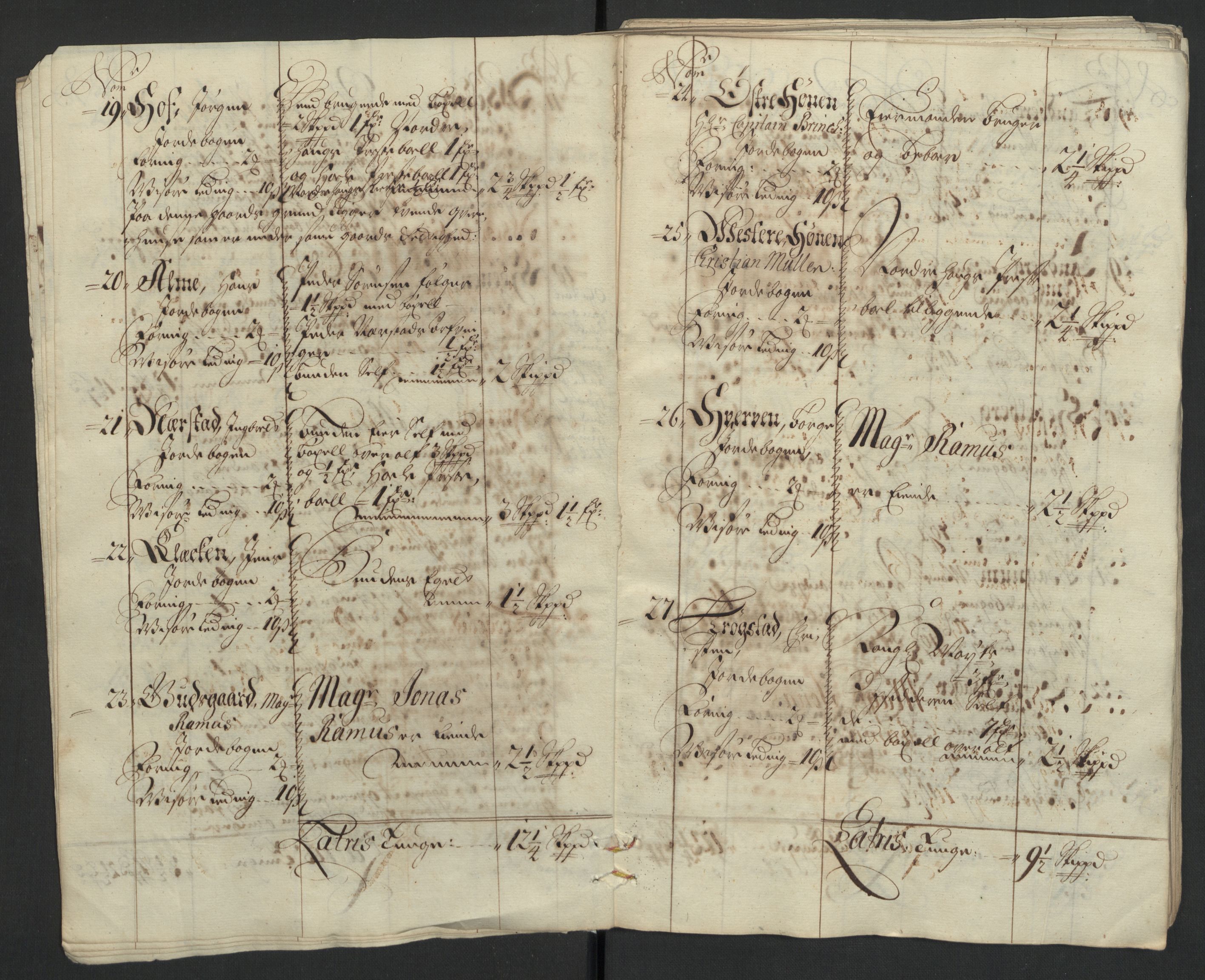 Rentekammeret inntil 1814, Reviderte regnskaper, Fogderegnskap, AV/RA-EA-4092/R23/L1468: Fogderegnskap Ringerike og Hallingdal, 1709-1710, p. 32