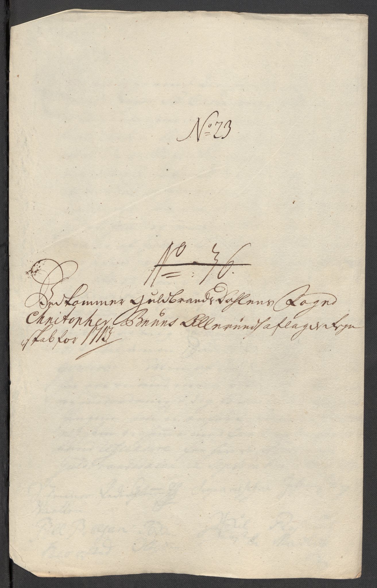 Rentekammeret inntil 1814, Reviderte regnskaper, Fogderegnskap, AV/RA-EA-4092/R17/L1182: Fogderegnskap Gudbrandsdal, 1713, p. 474