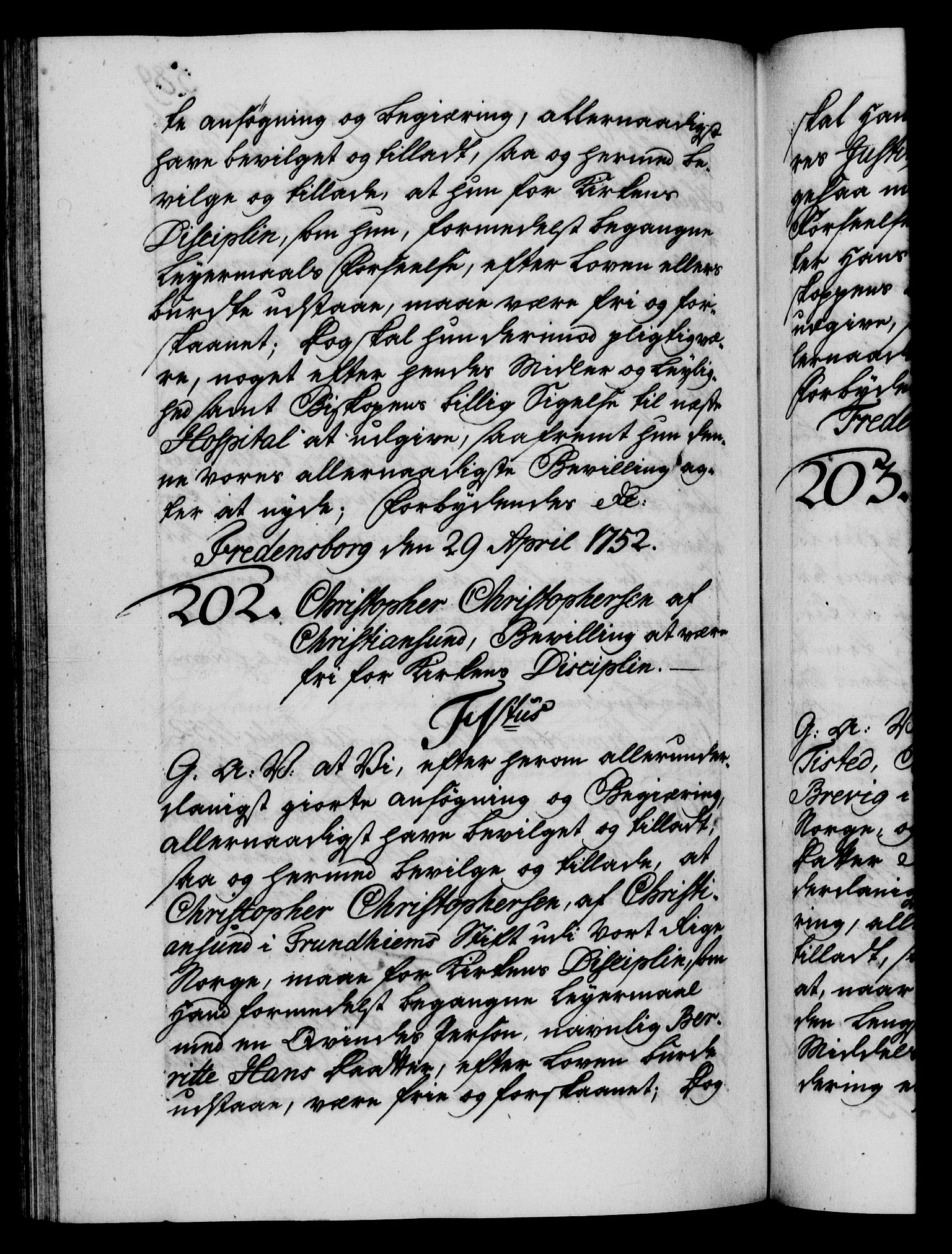 Danske Kanselli 1572-1799, AV/RA-EA-3023/F/Fc/Fca/Fcaa/L0037: Norske registre, 1751-1752, p. 589b