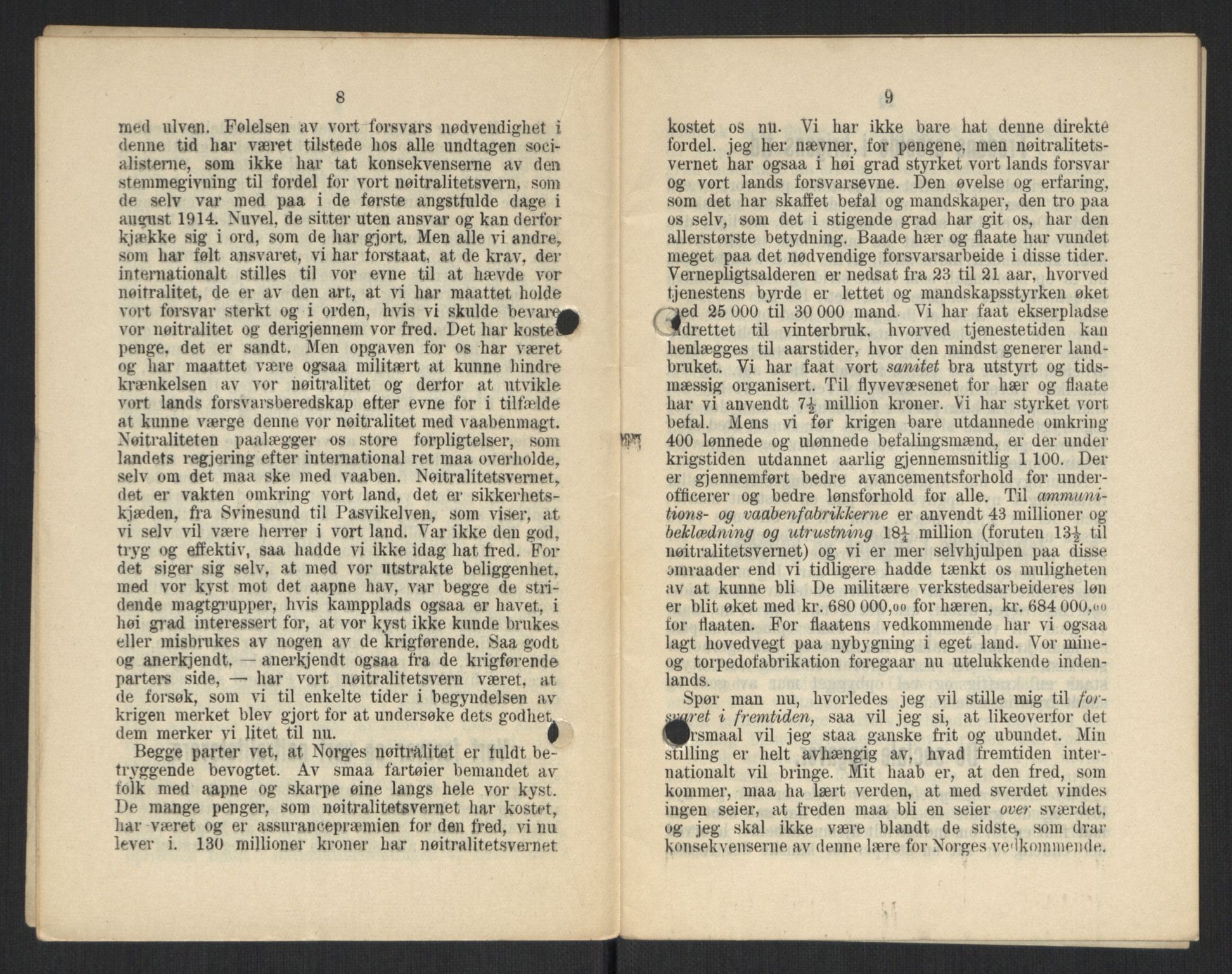 Venstres Hovedorganisasjon, AV/RA-PA-0876/X/L0001: De eldste skrifter, 1860-1936, p. 1016