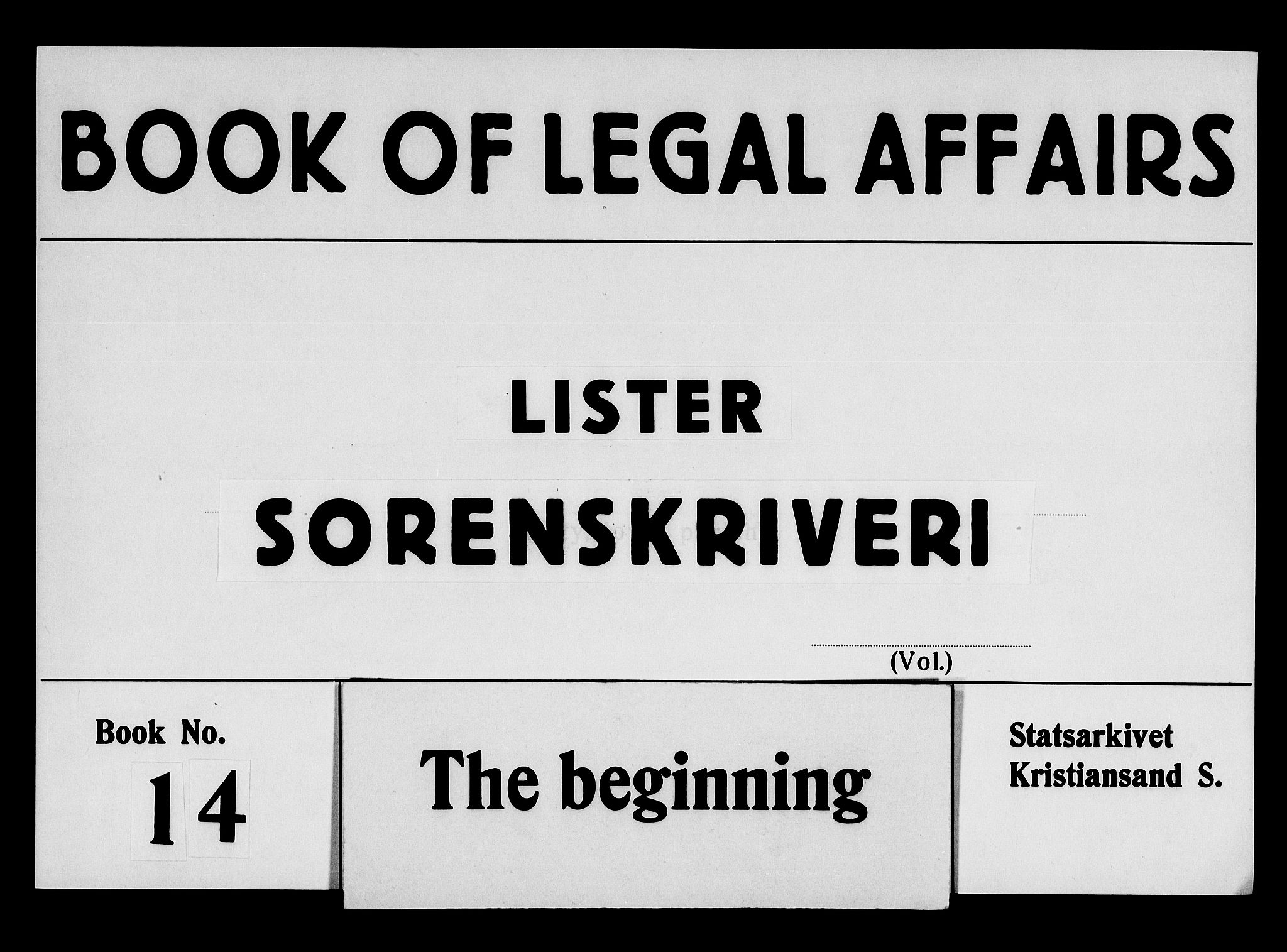 Lister sorenskriveri, AV/SAK-1221-0003/F/Fa/L0014: Tingbok nr 14, 1686