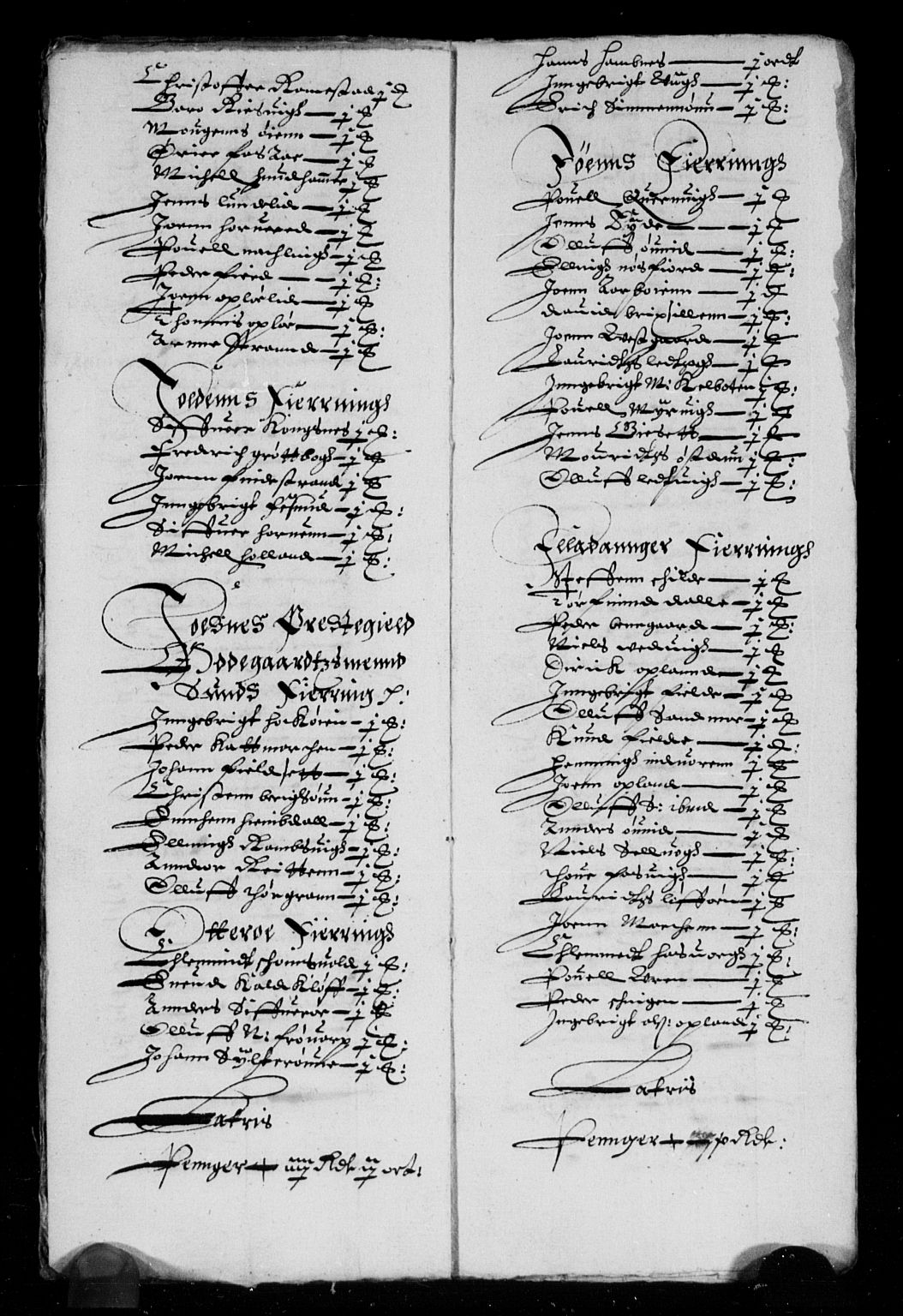 Rentekammeret inntil 1814, Reviderte regnskaper, Lensregnskaper, RA/EA-5023/R/Rb/Rbw/L0072: Trondheim len, 1629-1642