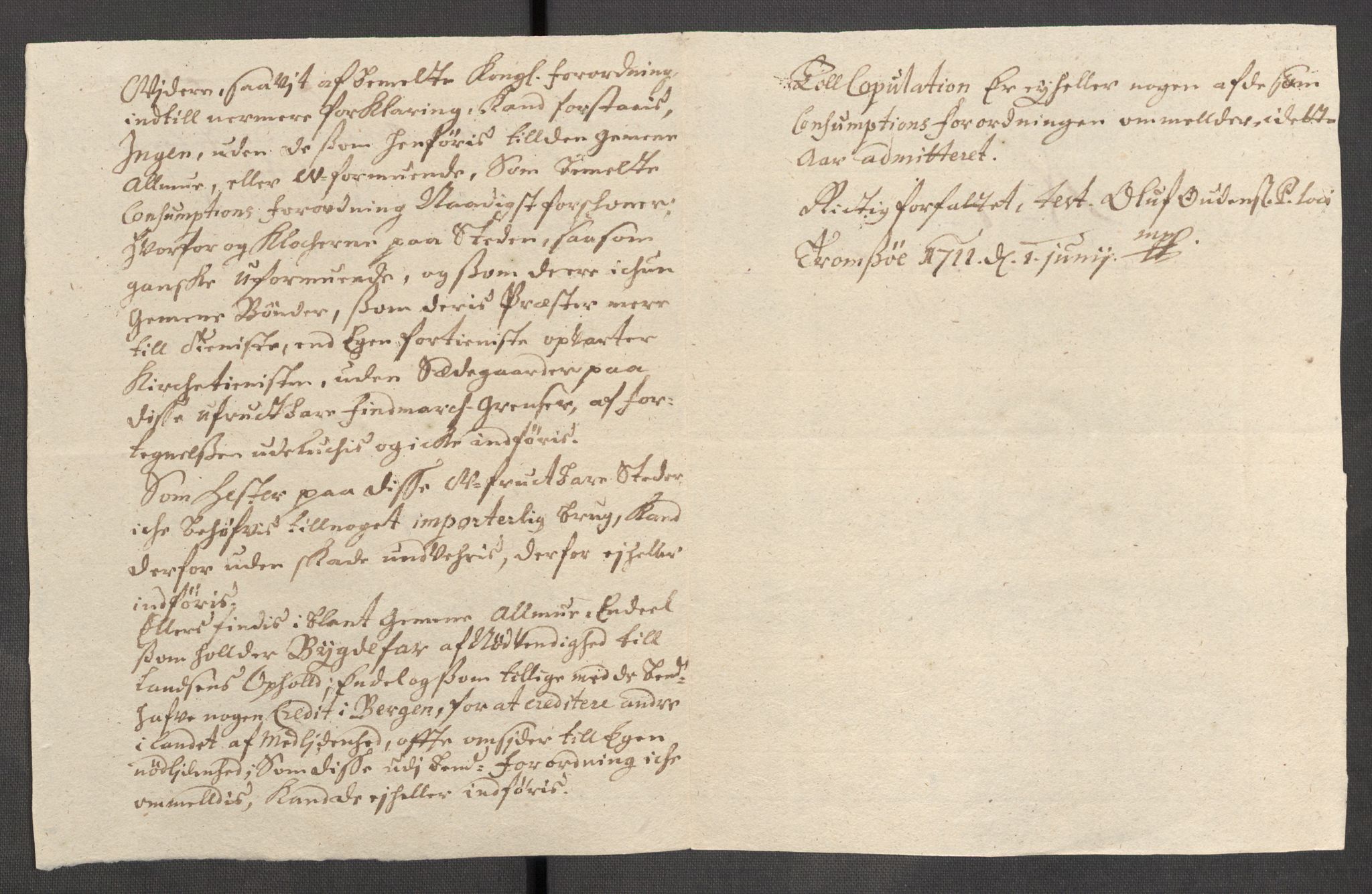Rentekammeret inntil 1814, Reviderte regnskaper, Fogderegnskap, RA/EA-4092/R68/L4758: Fogderegnskap Senja og Troms, 1711-1712, p. 70