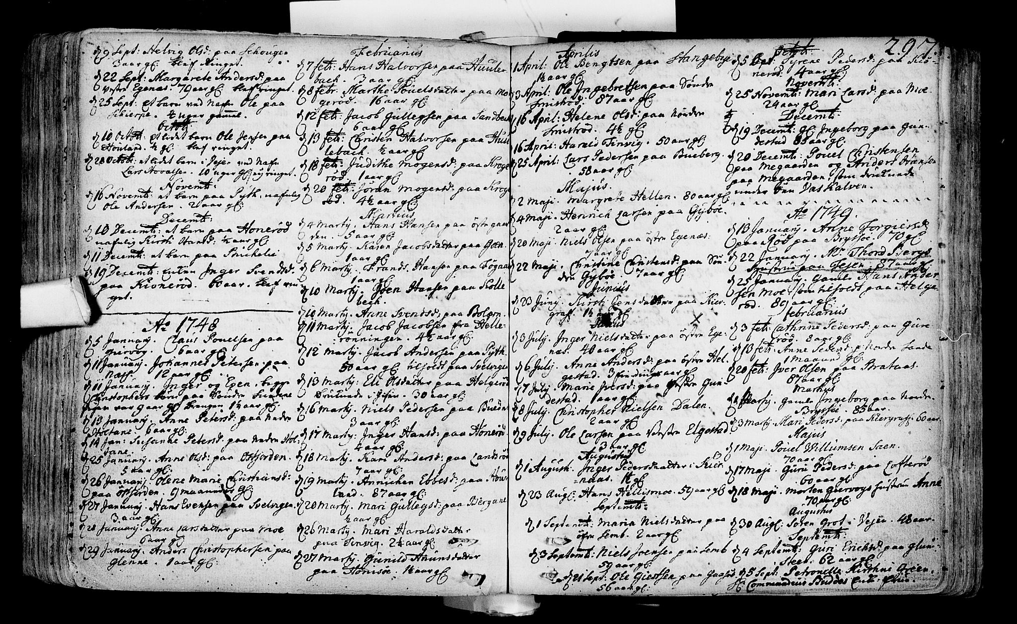 Nøtterøy kirkebøker, SAKO/A-354/F/Fa/L0002: Parish register (official) no. I 2, 1738-1790, p. 297