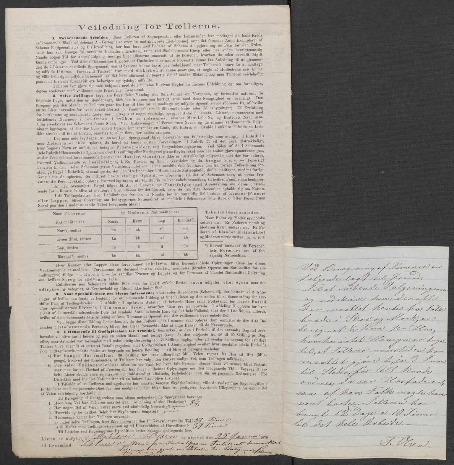 RA, 1875 census for 0220P Asker, 1875, p. 9