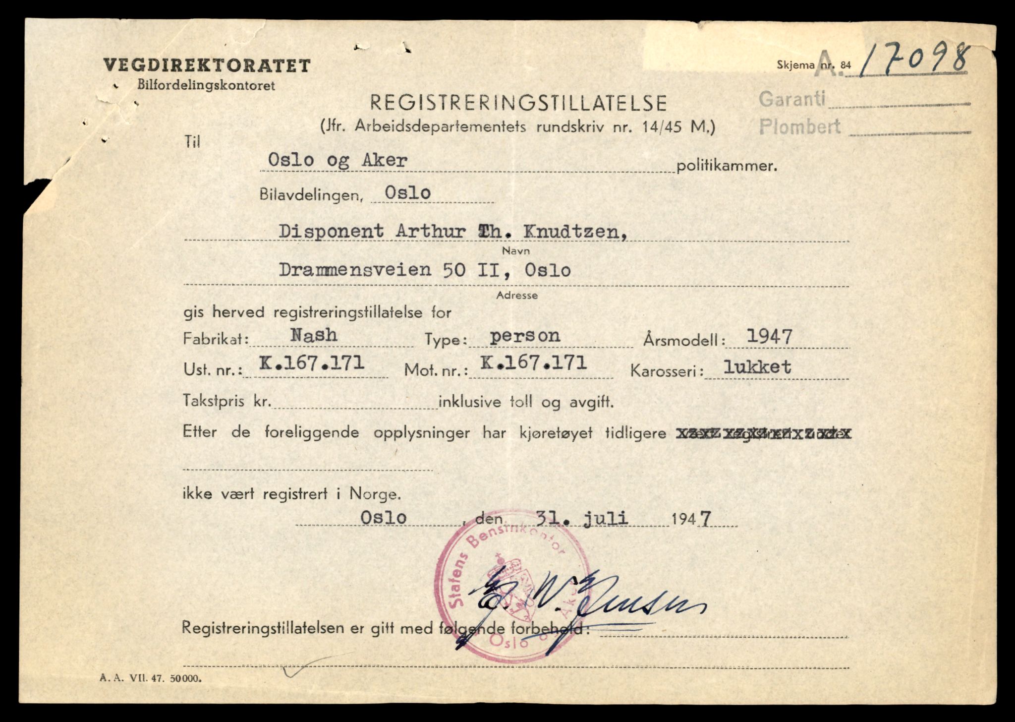 Møre og Romsdal vegkontor - Ålesund trafikkstasjon, AV/SAT-A-4099/F/Fe/L0049: Registreringskort for kjøretøy T 14864 - T 18613, 1927-1998, p. 779