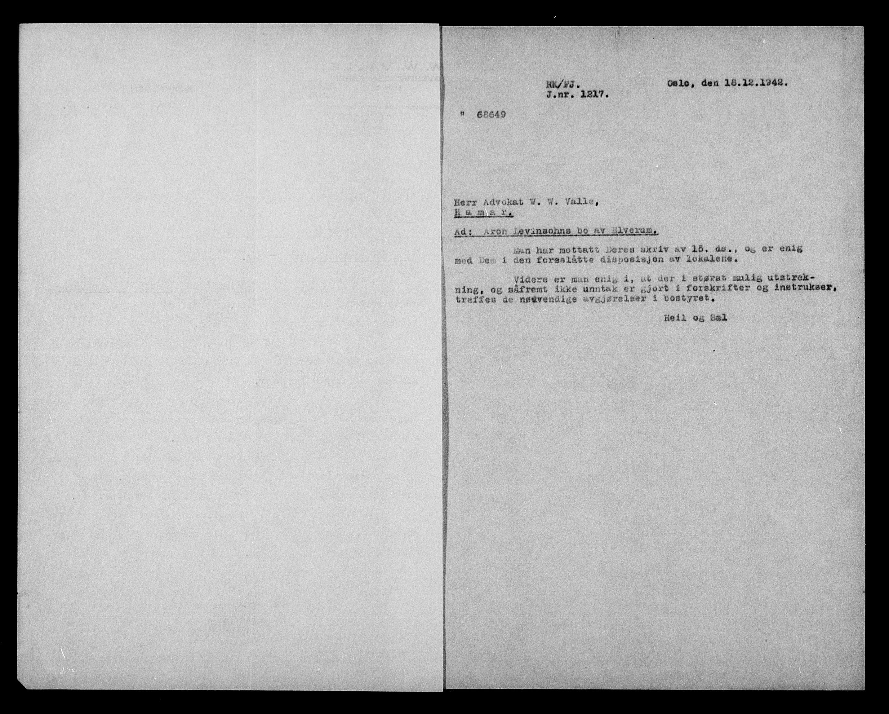 Justisdepartementet, Tilbakeføringskontoret for inndratte formuer, AV/RA-S-1564/H/Hc/Hcd/L1003: --, 1945-1947, p. 20