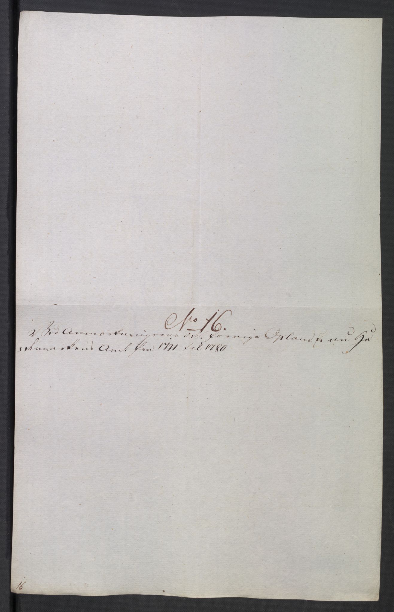 Rentekammeret inntil 1814, Reviderte regnskaper, Mindre regnskaper, AV/RA-EA-4068/Rb/L0014: Opplands amt, 1771-1779, p. 707