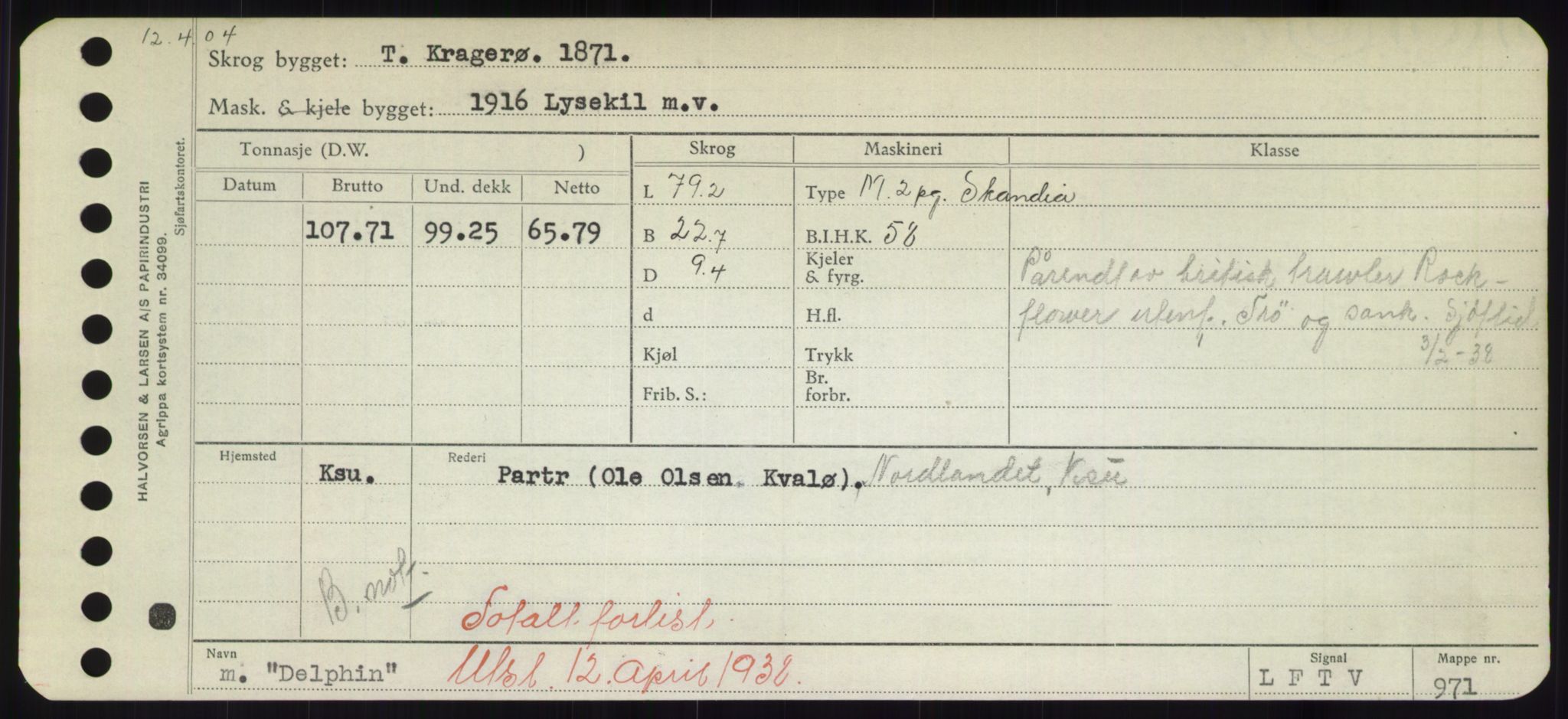 Sjøfartsdirektoratet med forløpere, Skipsmålingen, RA/S-1627/H/Hd/L0008: Fartøy, C-D, p. 443