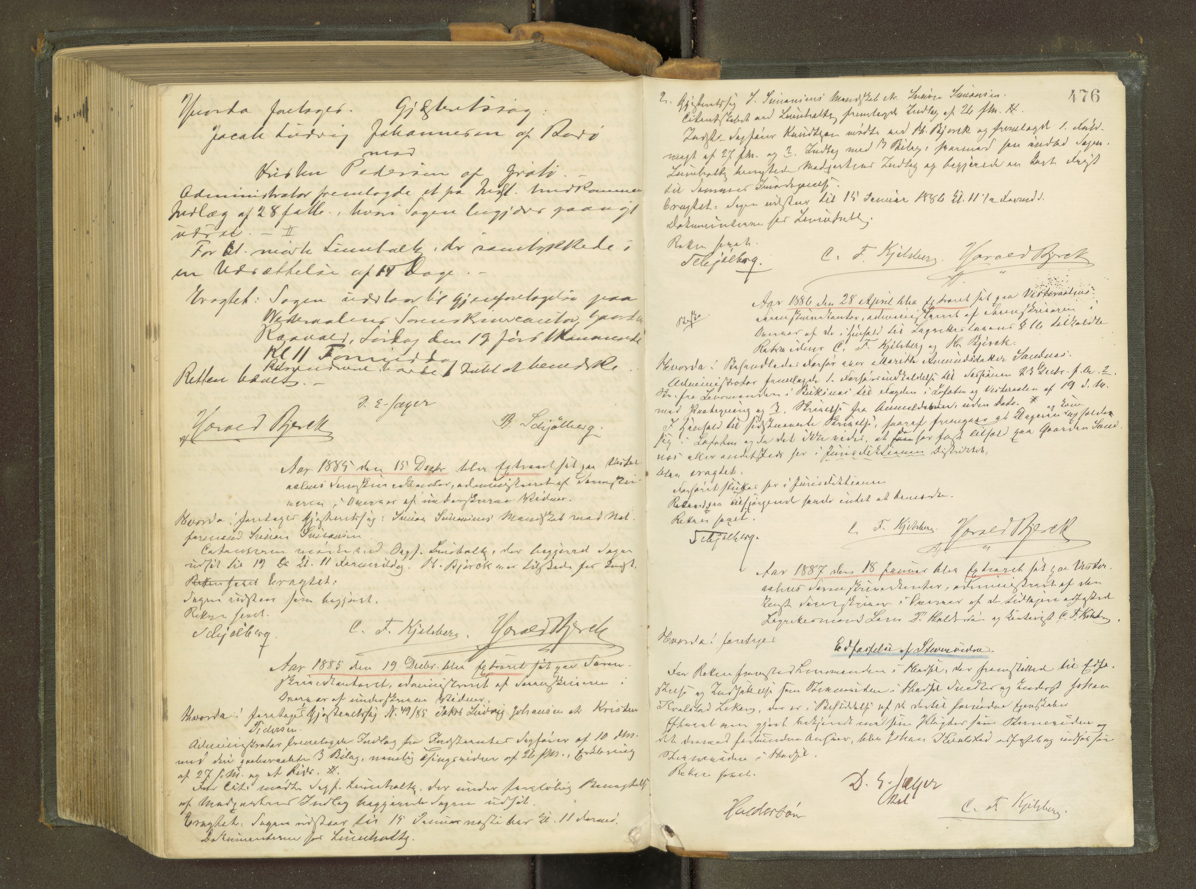 Vesterålen sorenskriveri, AV/SAT-A-4180/1/1/1B/L0019: Ekstrarettsprotokoll, 1878-1887, p. 475b-476a