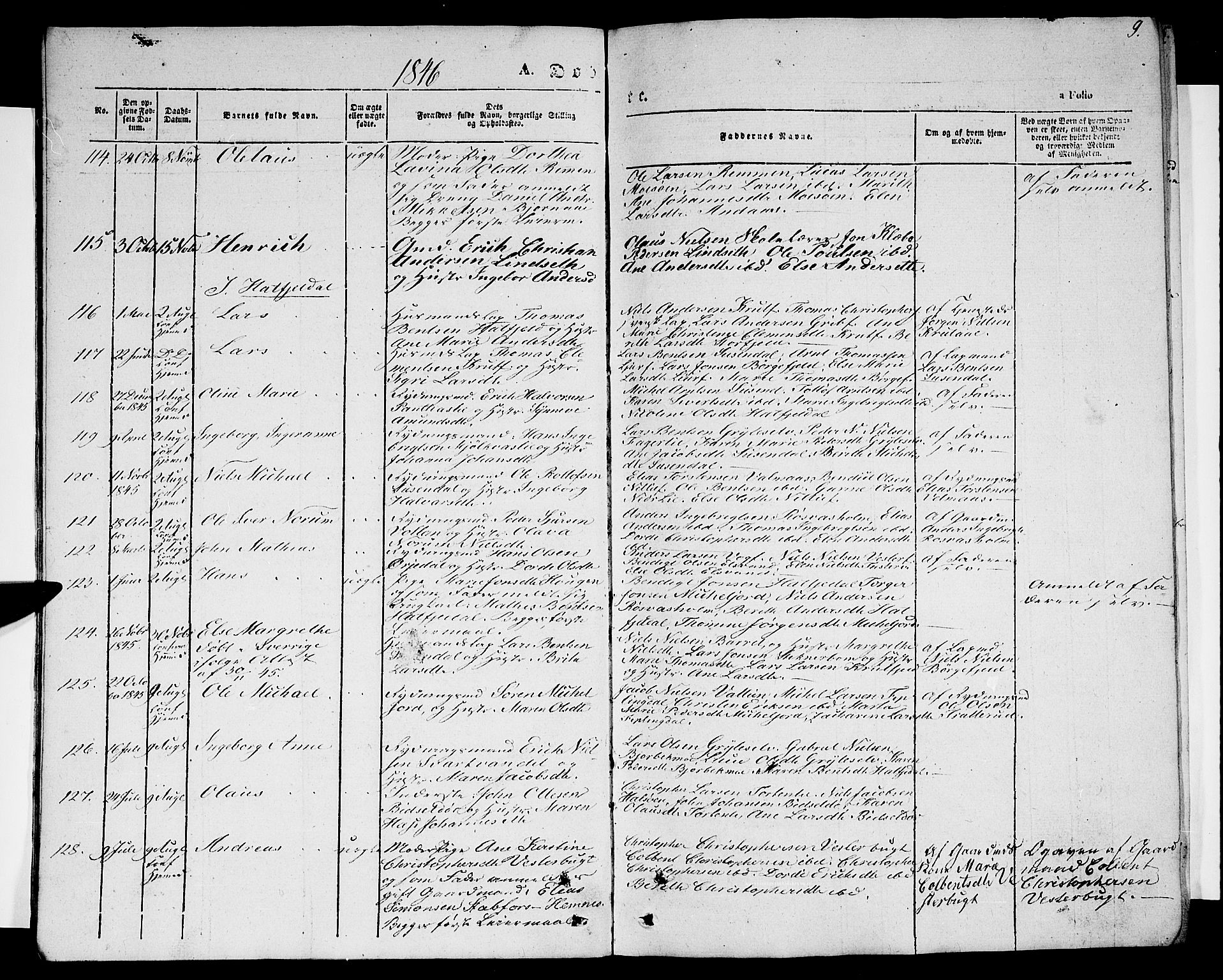 Ministerialprotokoller, klokkerbøker og fødselsregistre - Nordland, SAT/A-1459/820/L0300: Parish register (copy) no. 820C02, 1846-1850, p. 9