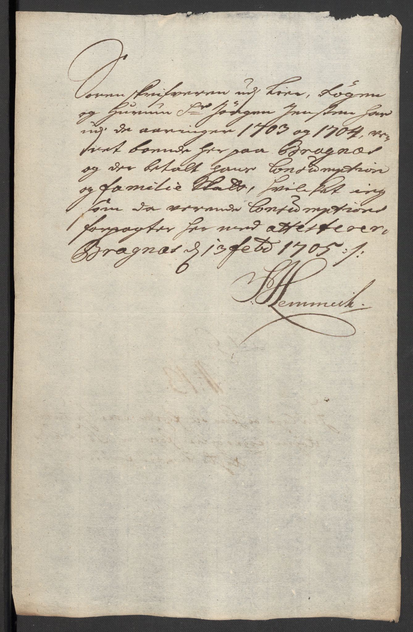 Rentekammeret inntil 1814, Reviderte regnskaper, Fogderegnskap, AV/RA-EA-4092/R30/L1701: Fogderegnskap Hurum, Røyken, Eiker og Lier, 1706-1707, p. 238