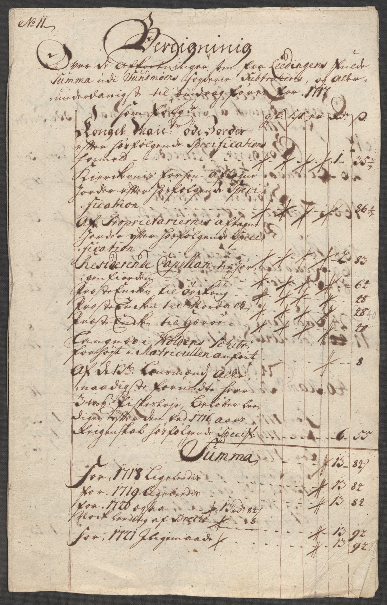 Rentekammeret inntil 1814, Reviderte regnskaper, Fogderegnskap, RA/EA-4092/R54/L3569: Fogderegnskap Sunnmøre, 1717, p. 226