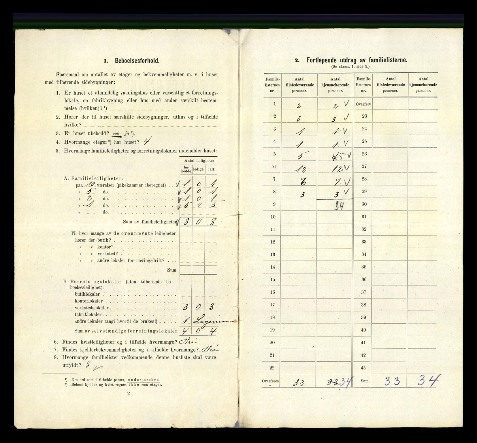 RA, 1910 census for Kristiania, 1910, p. 5436