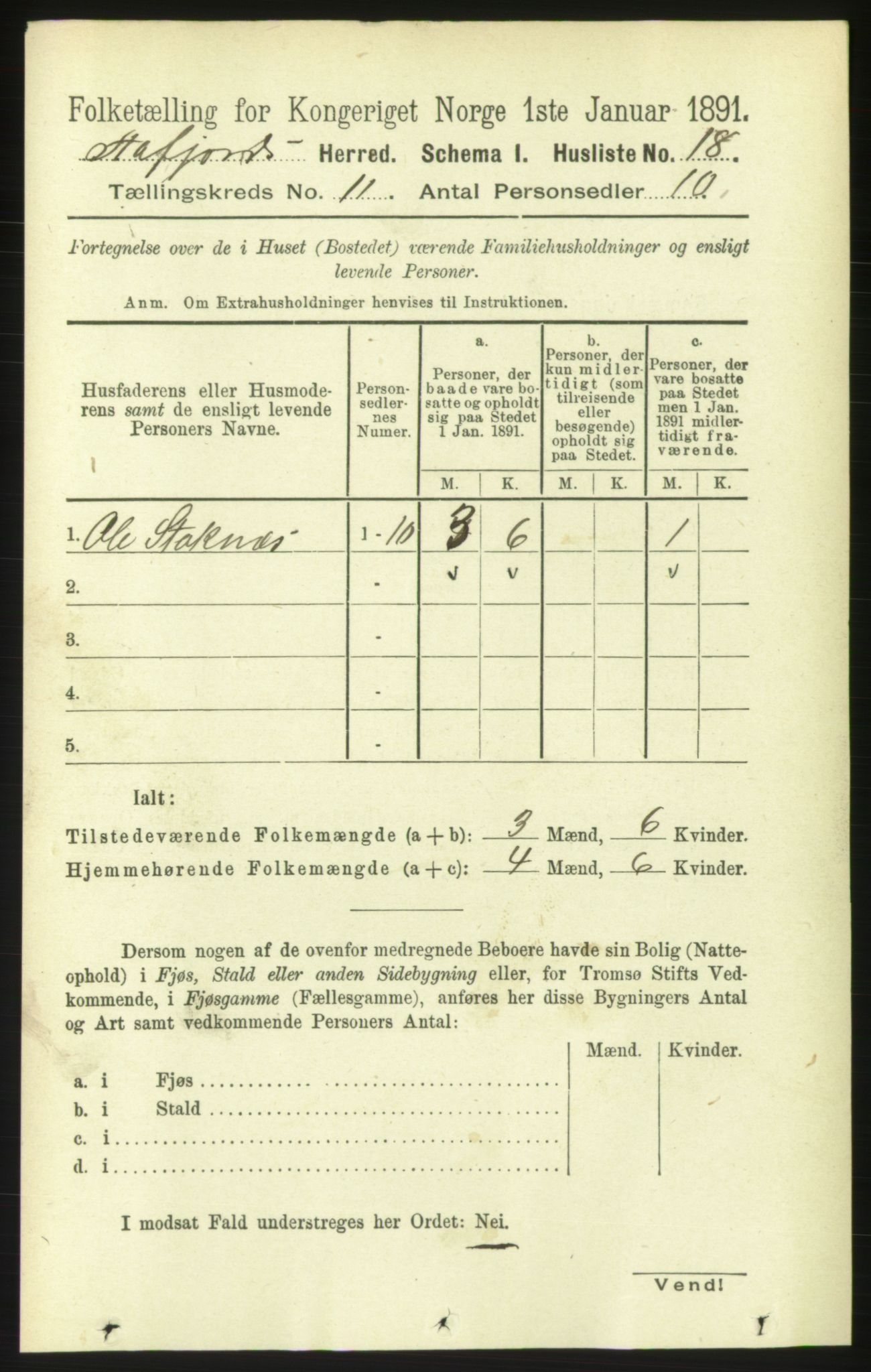 RA, 1891 census for 1630 Åfjord, 1891, p. 3265