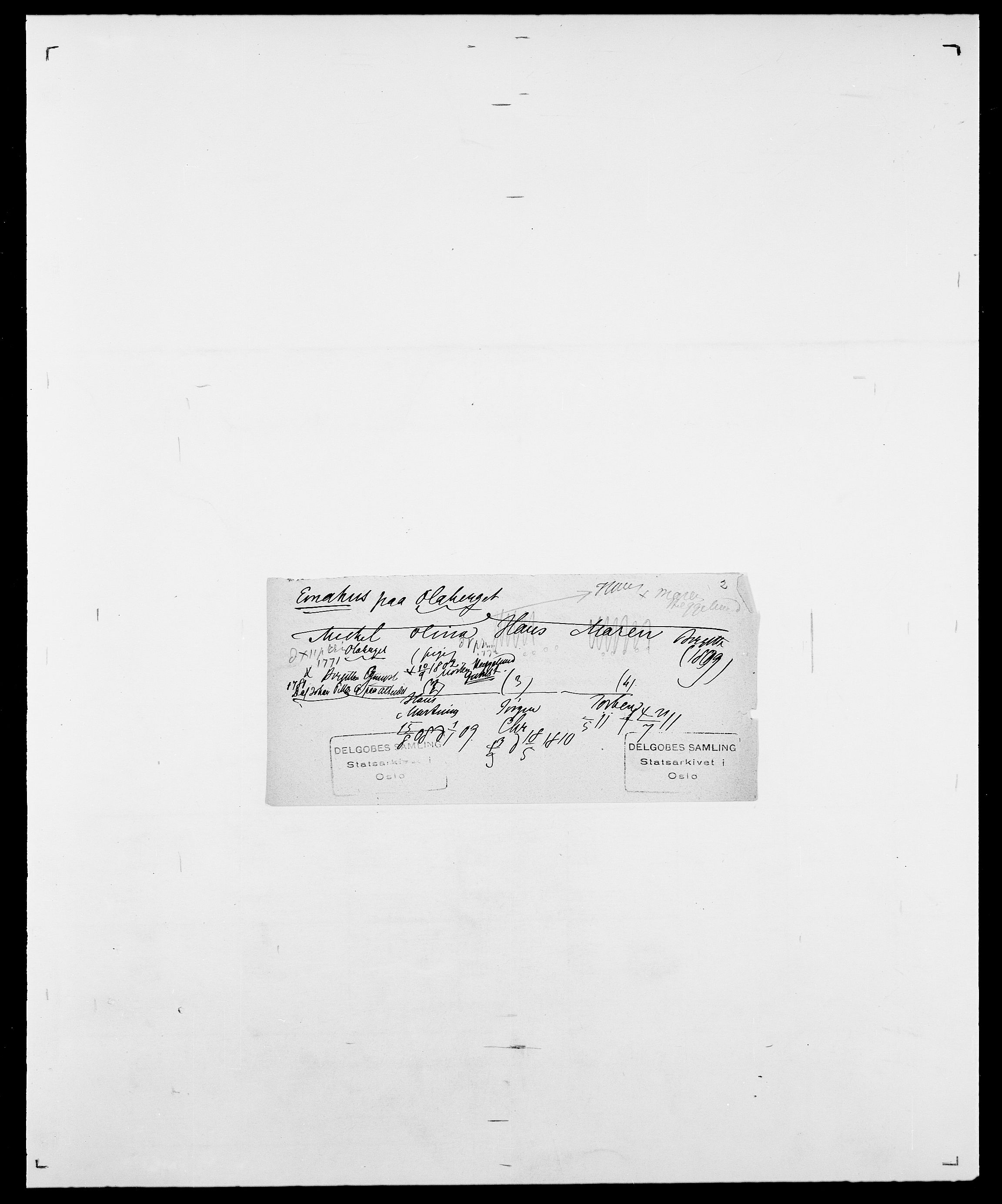 Delgobe, Charles Antoine - samling, AV/SAO-PAO-0038/D/Da/L0010: Dürendahl - Fagelund, p. 340