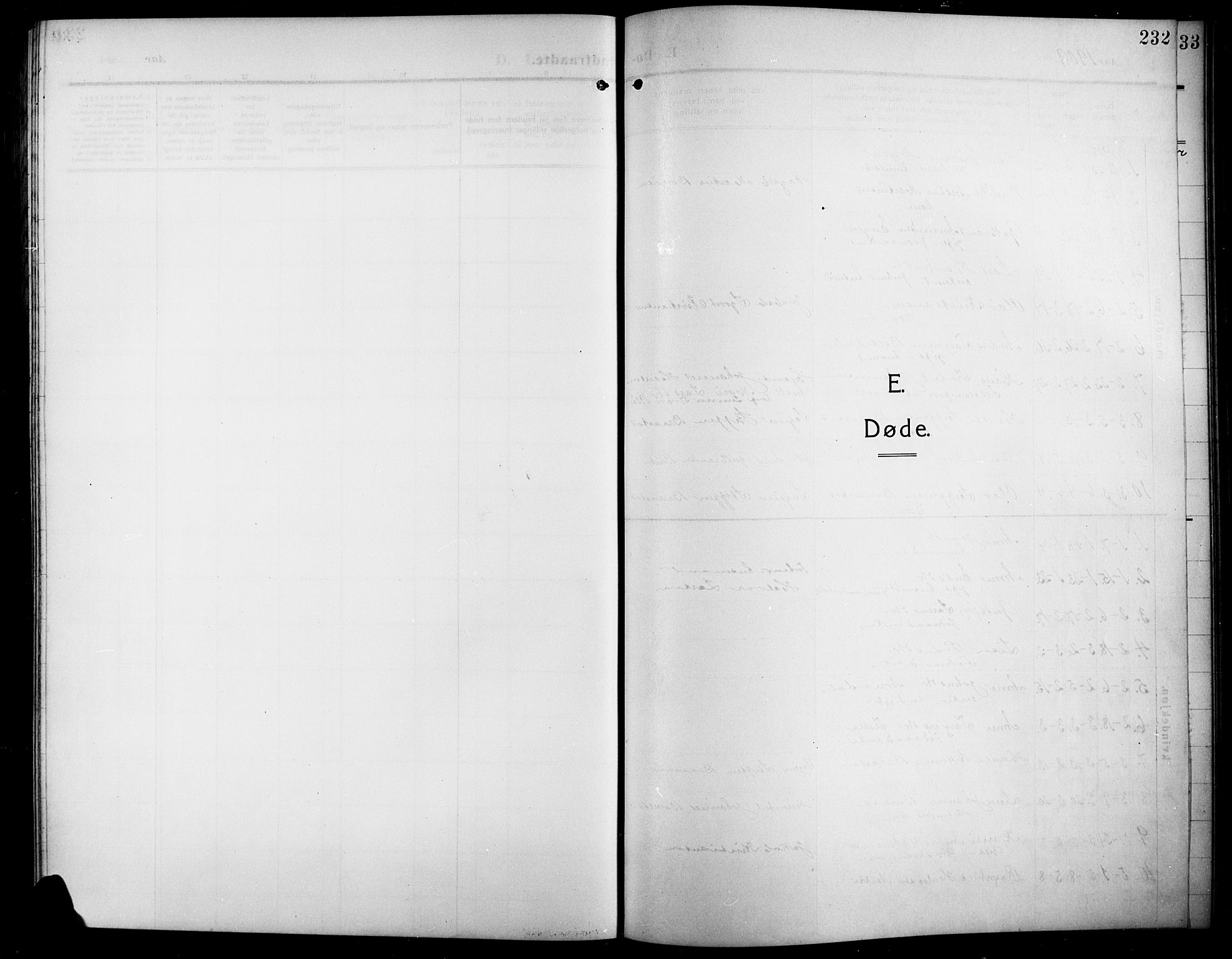 Lunner prestekontor, SAH/PREST-118/H/Ha/Hab/L0001: Parish register (copy) no. 1, 1909-1922, p. 232