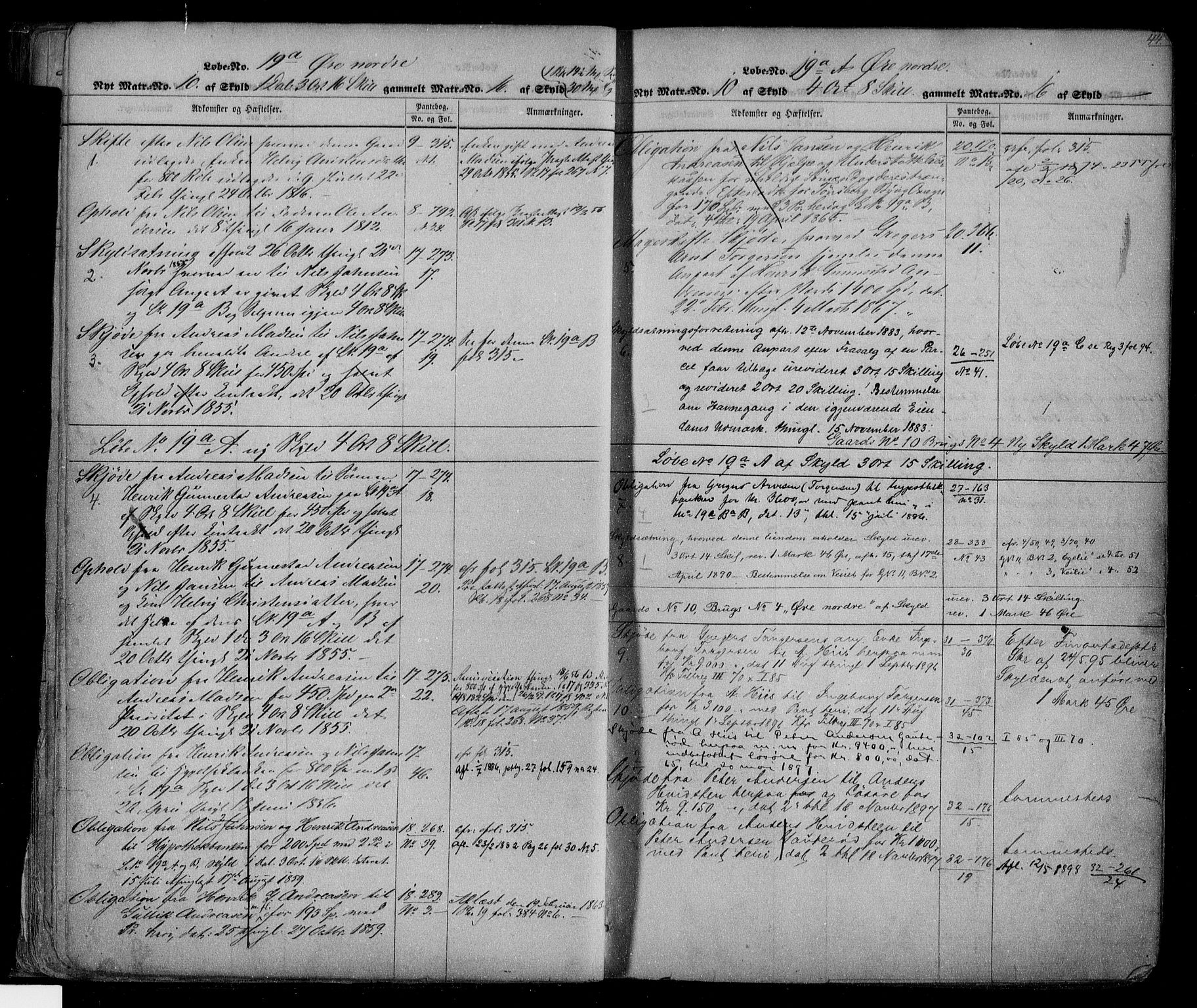 Søndre Jarlsberg sorenskriveri, AV/SAKO-A-129/G/Gb/Gbc/L0007: Mortgage register no. III 7, 1850, p. 44