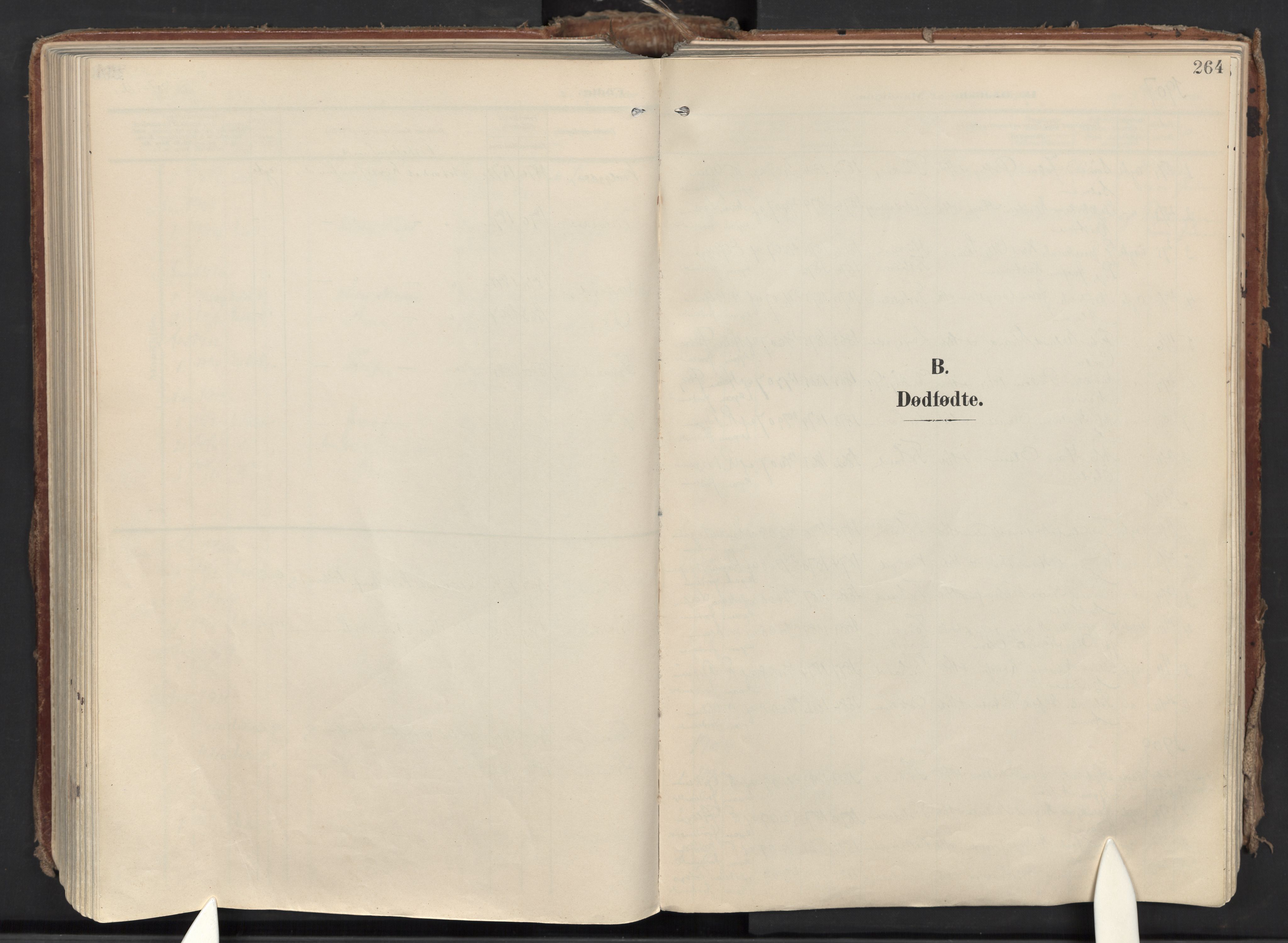 Halden prestekontor Kirkebøker, SAO/A-10909/F/Fa/L0015: Parish register (official) no. I 15, 1907-1925, p. 264