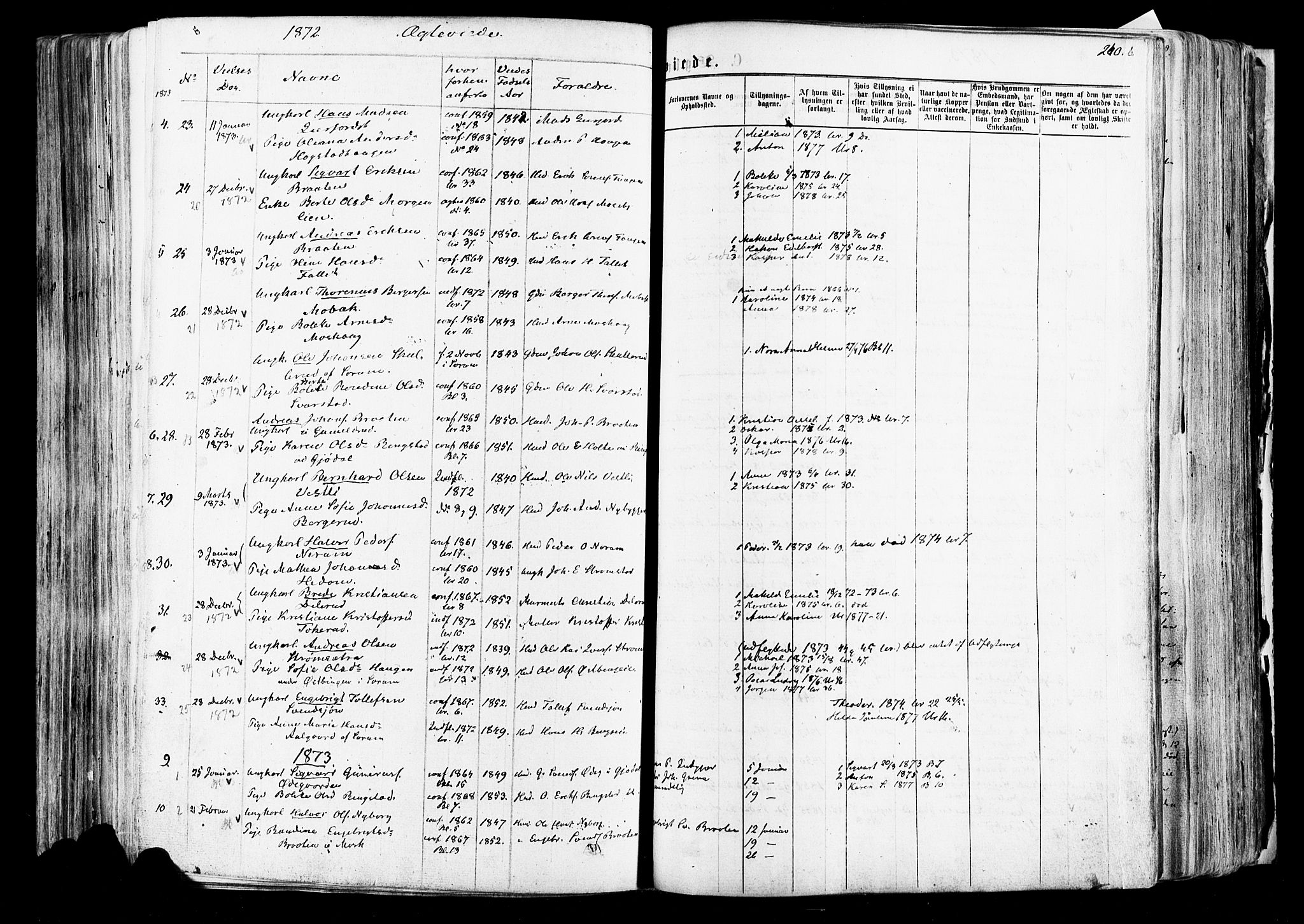 Aurskog prestekontor Kirkebøker, AV/SAO-A-10304a/F/Fa/L0007: Parish register (official) no. I 7, 1854-1877, p. 240b