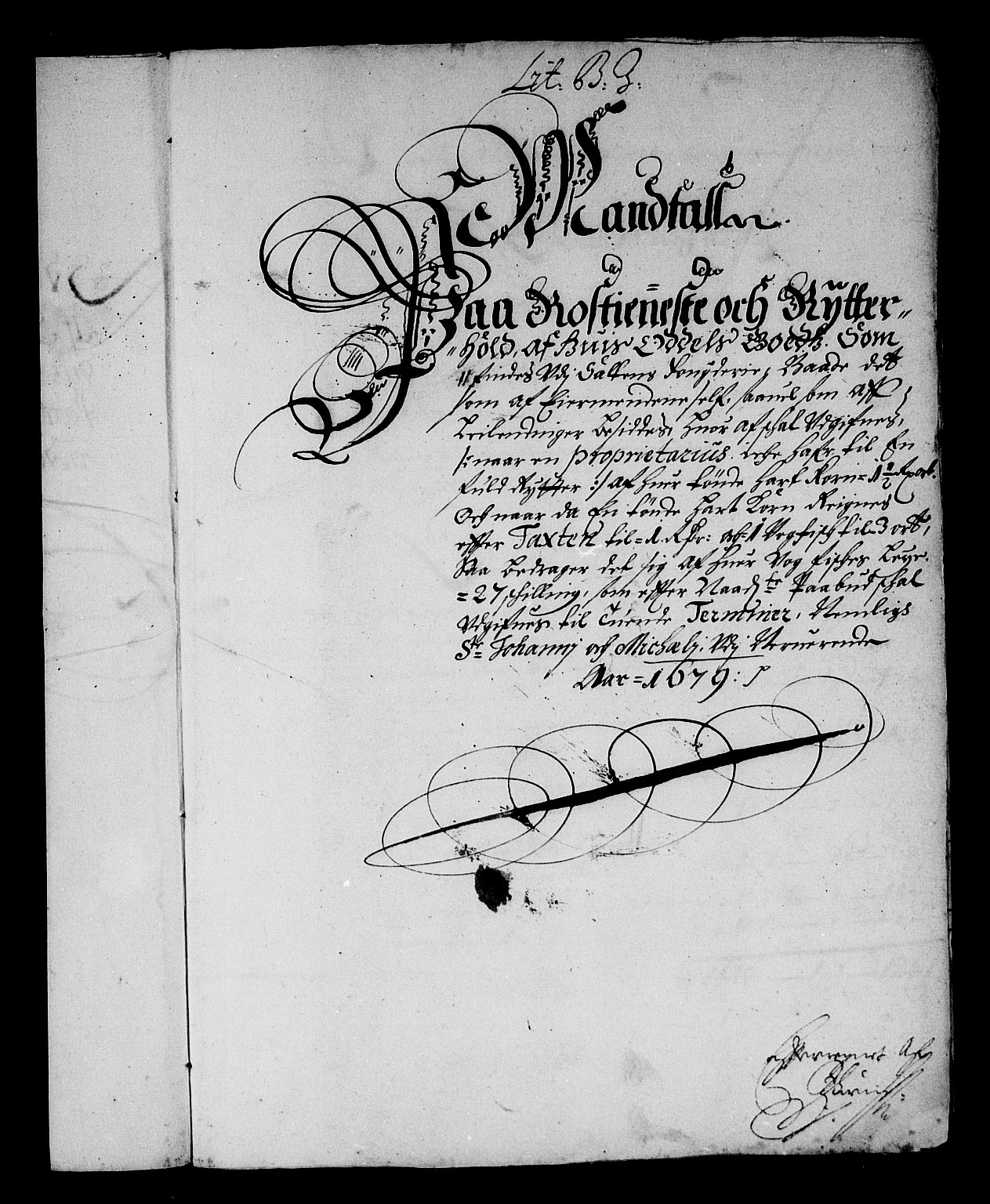 Rentekammeret inntil 1814, Reviderte regnskaper, Stiftamtstueregnskaper, Trondheim stiftamt og Nordland amt, AV/RA-EA-6044/R/Re/L0057: Trondheim stiftamt og Nordland amt, 1677-1679