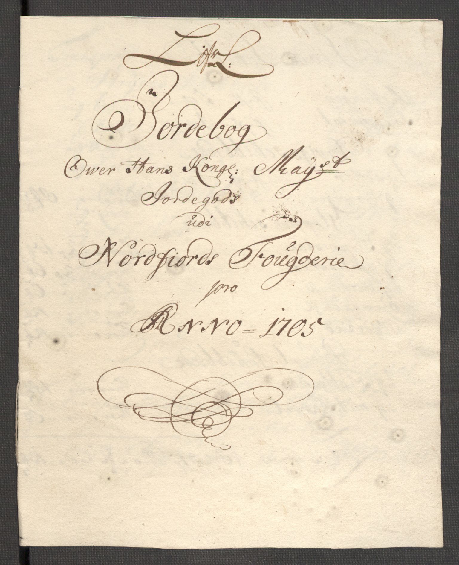 Rentekammeret inntil 1814, Reviderte regnskaper, Fogderegnskap, RA/EA-4092/R53/L3429: Fogderegnskap Sunn- og Nordfjord, 1705, p. 160