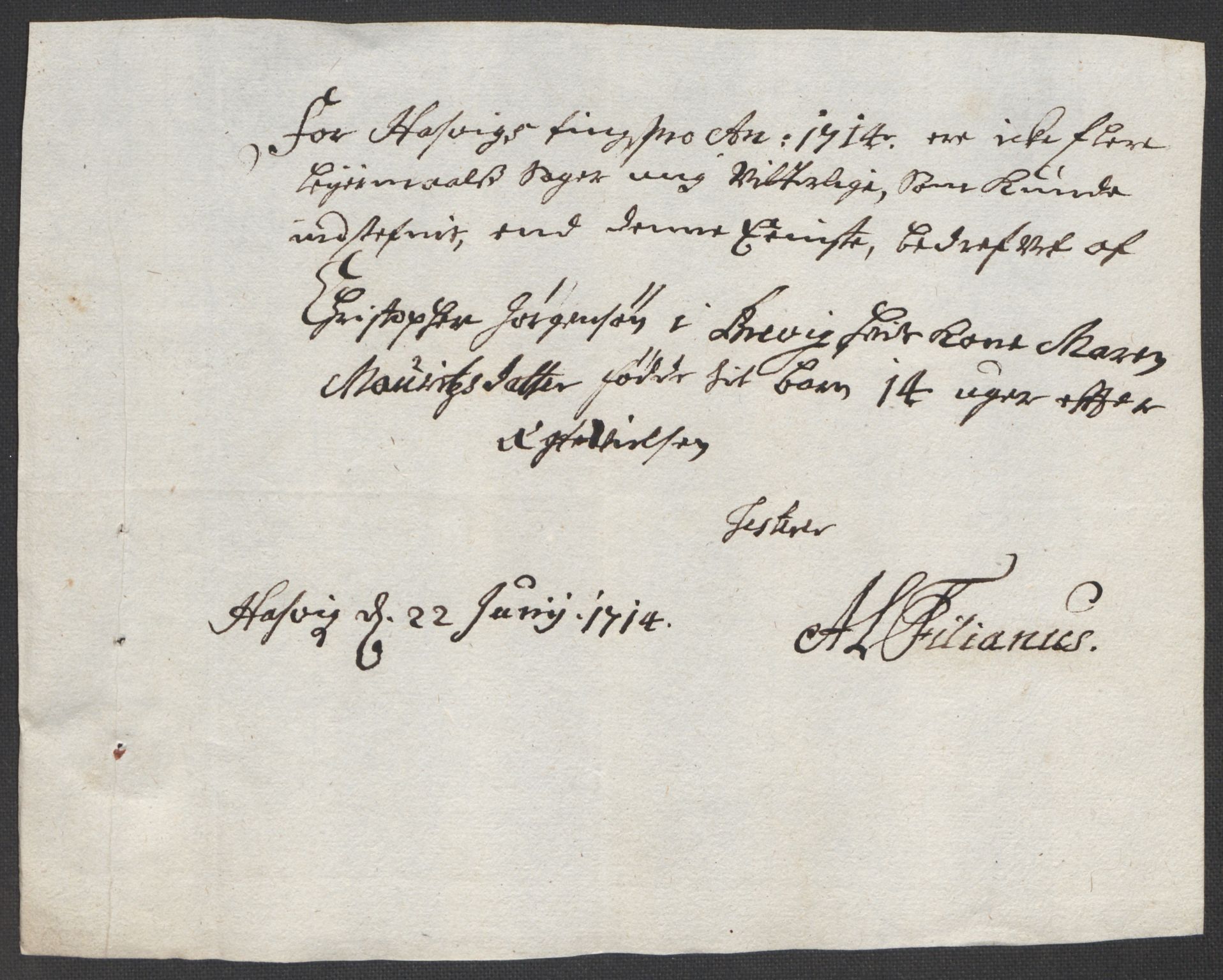 Rentekammeret inntil 1814, Reviderte regnskaper, Fogderegnskap, AV/RA-EA-4092/R69/L4856: Fogderegnskap Finnmark/Vardøhus, 1713-1715, p. 288